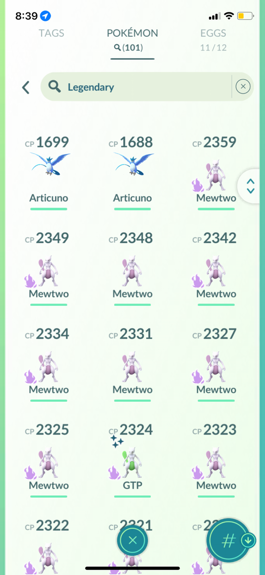 Legendary Pokemon