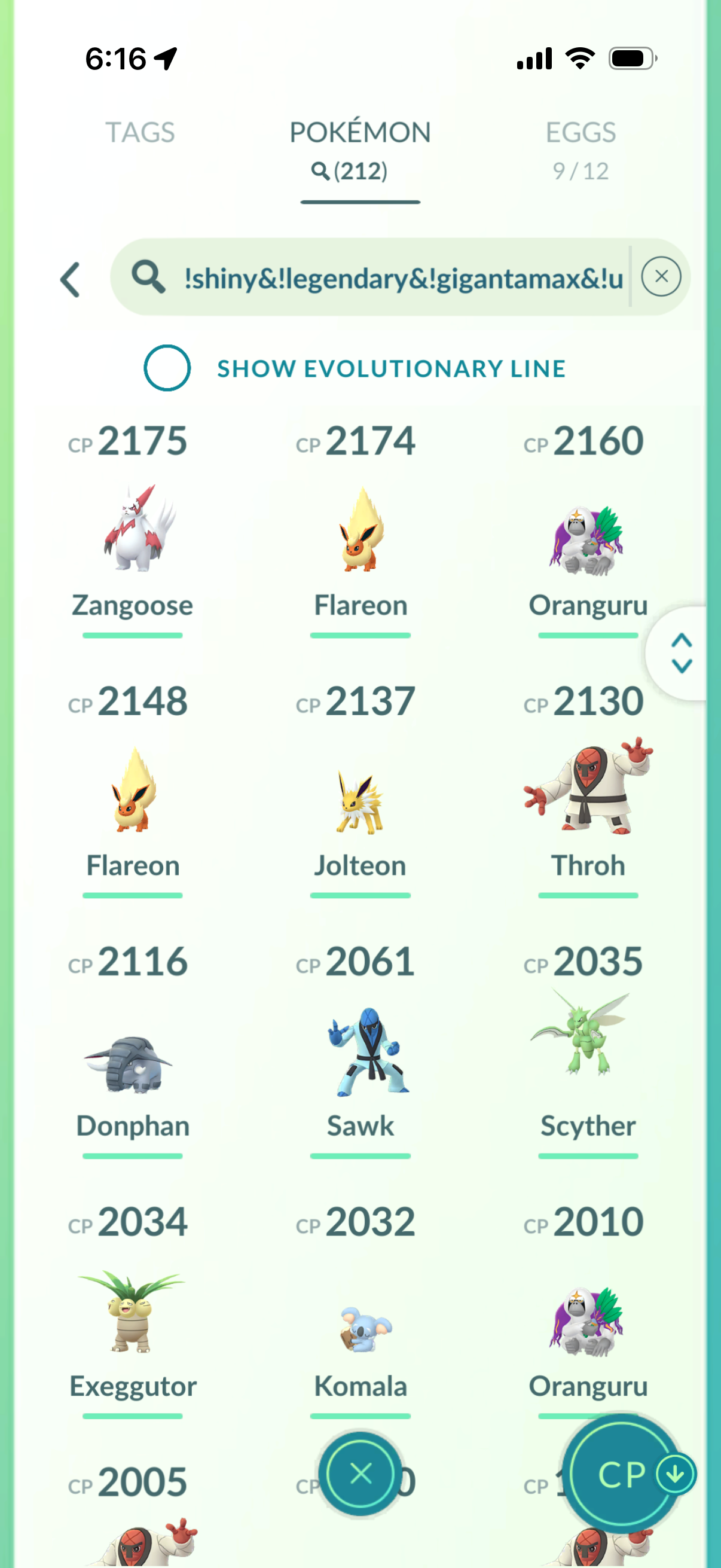 SoloParty account (19 Shiny/Legendary 482k stardust)