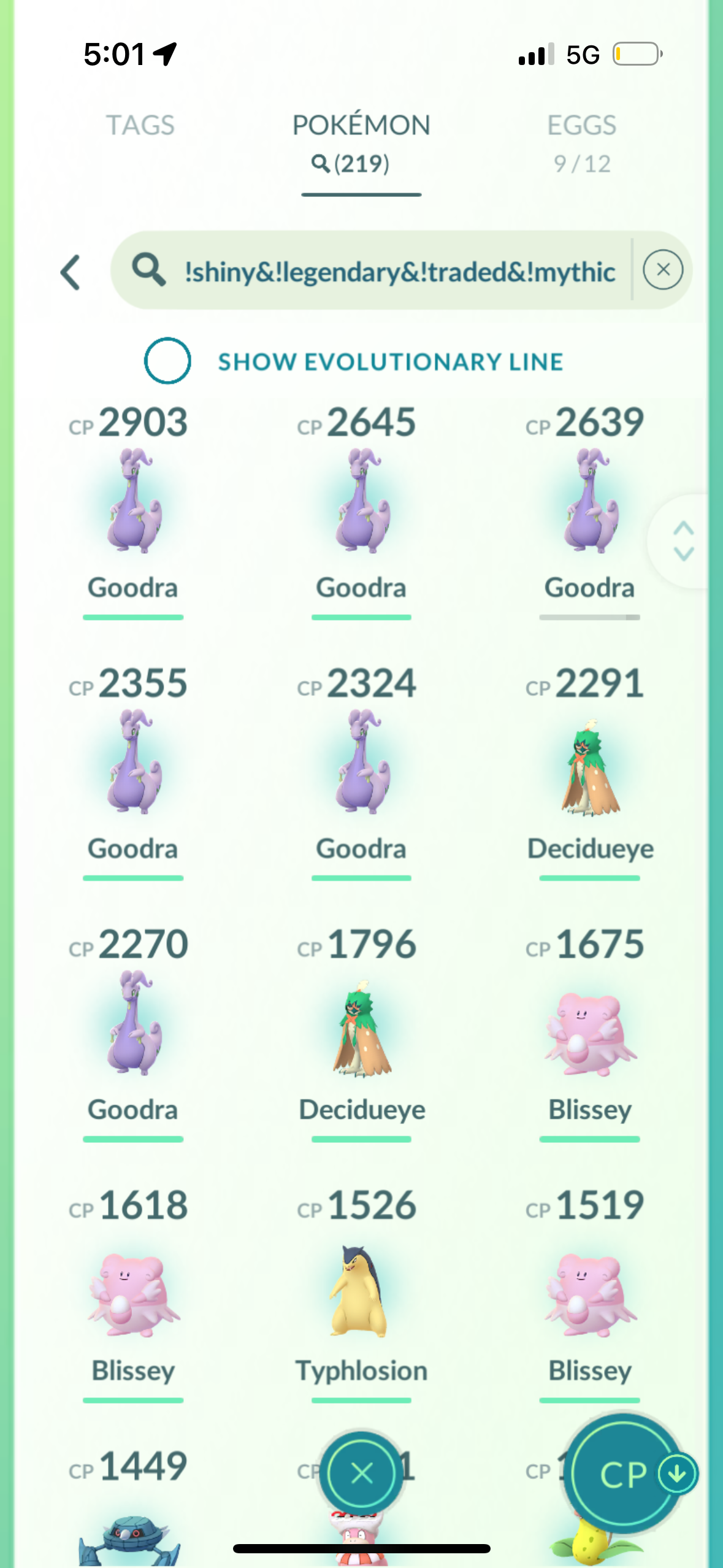 RussiasCollapse account (59 shiny/legendary)