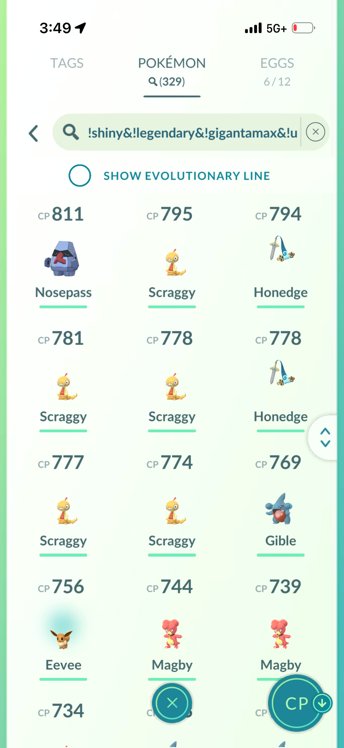 SoloParty account 38 Shiny/Legendary & 790k Stardust