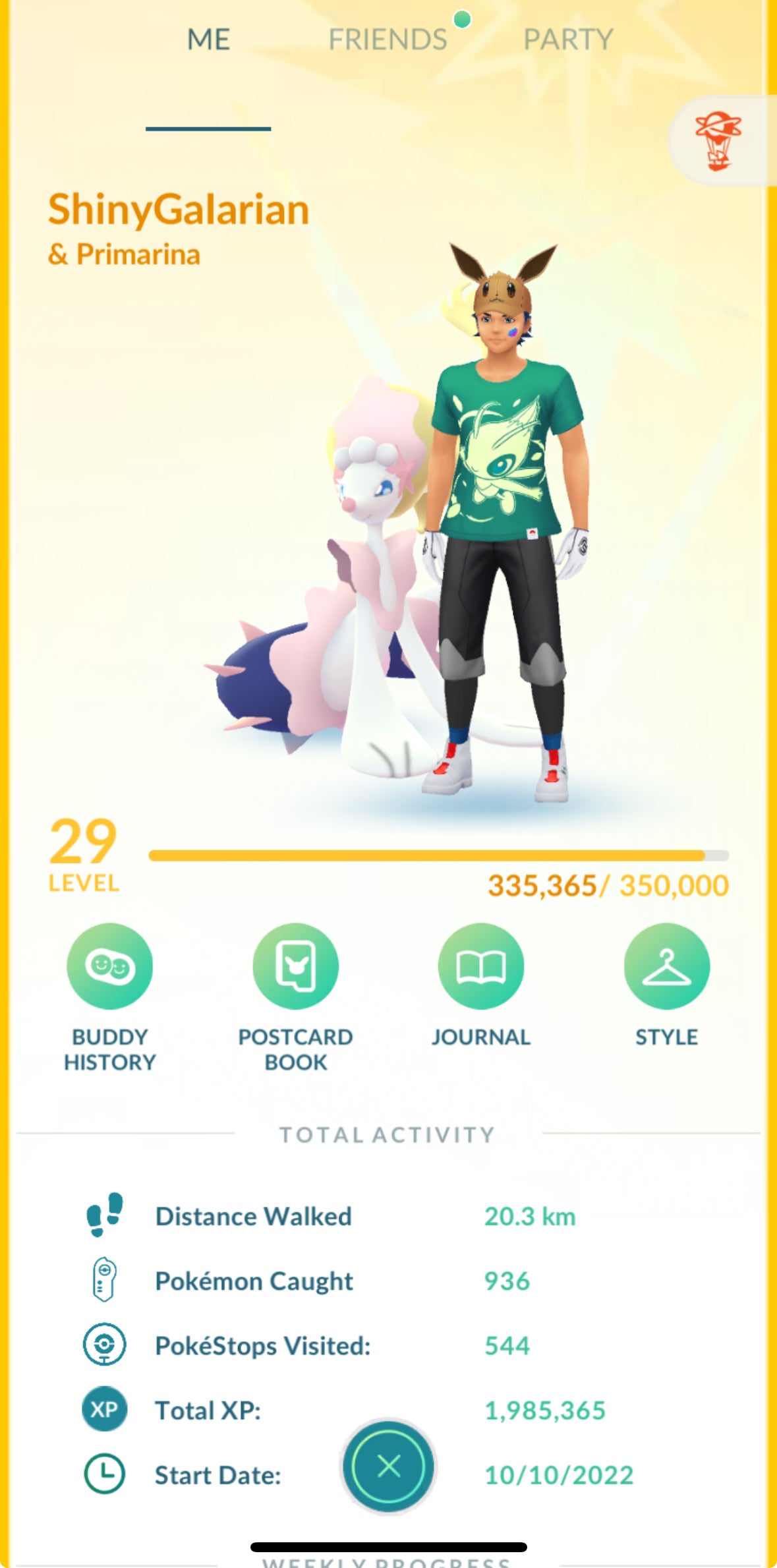 ShinyGalarian account