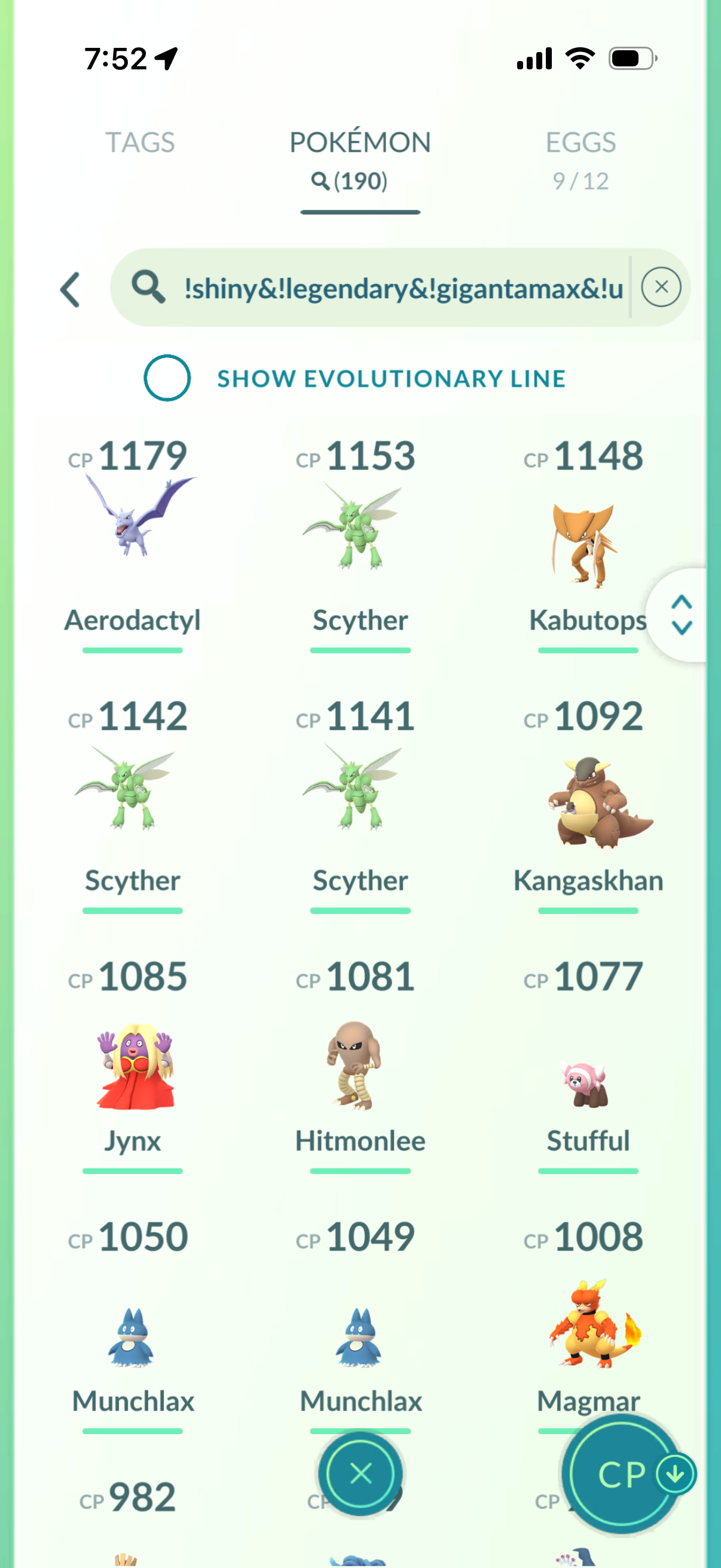 X01team10195
 account (9 Shiny/Gigantamax)