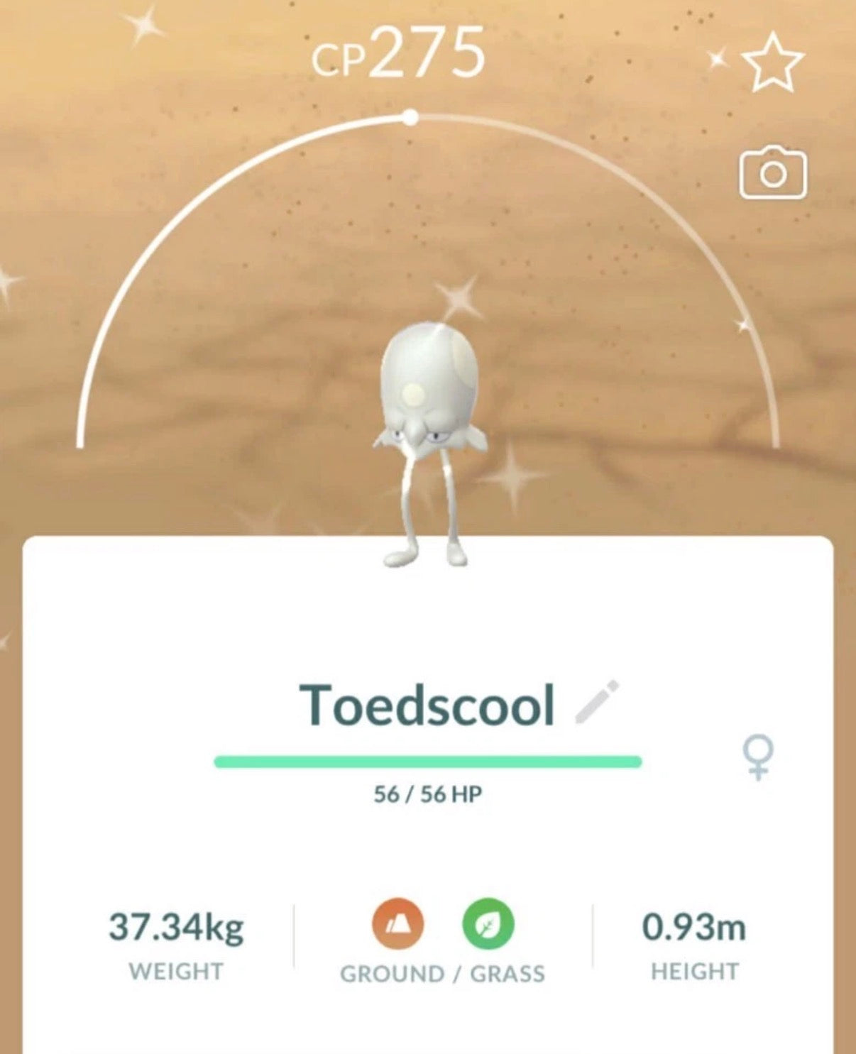 Shiny Toedcool trade or account