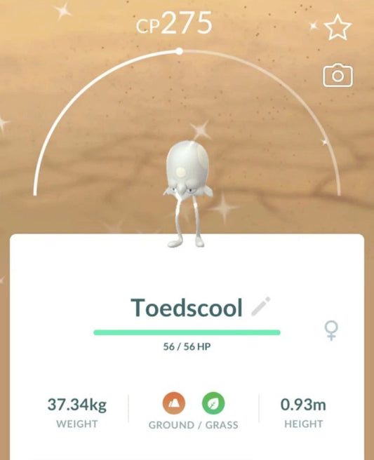 Shiny Toedcool trade or account
