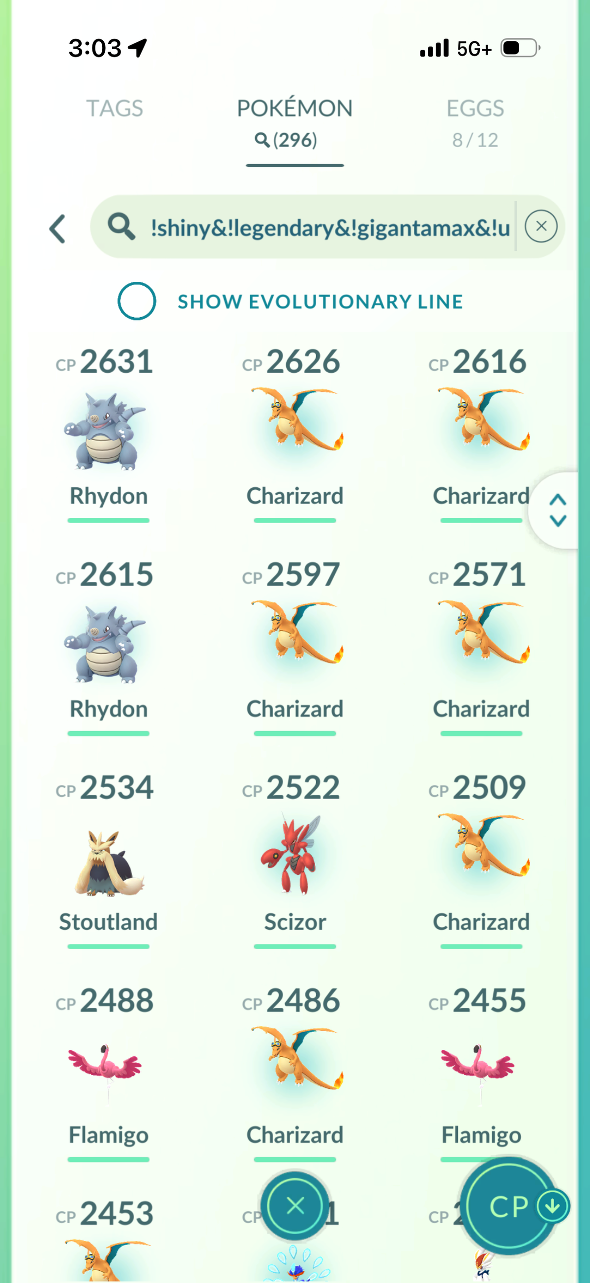 OneLastCOD account 60 Shiny/Legendary & 1.2m Stardust