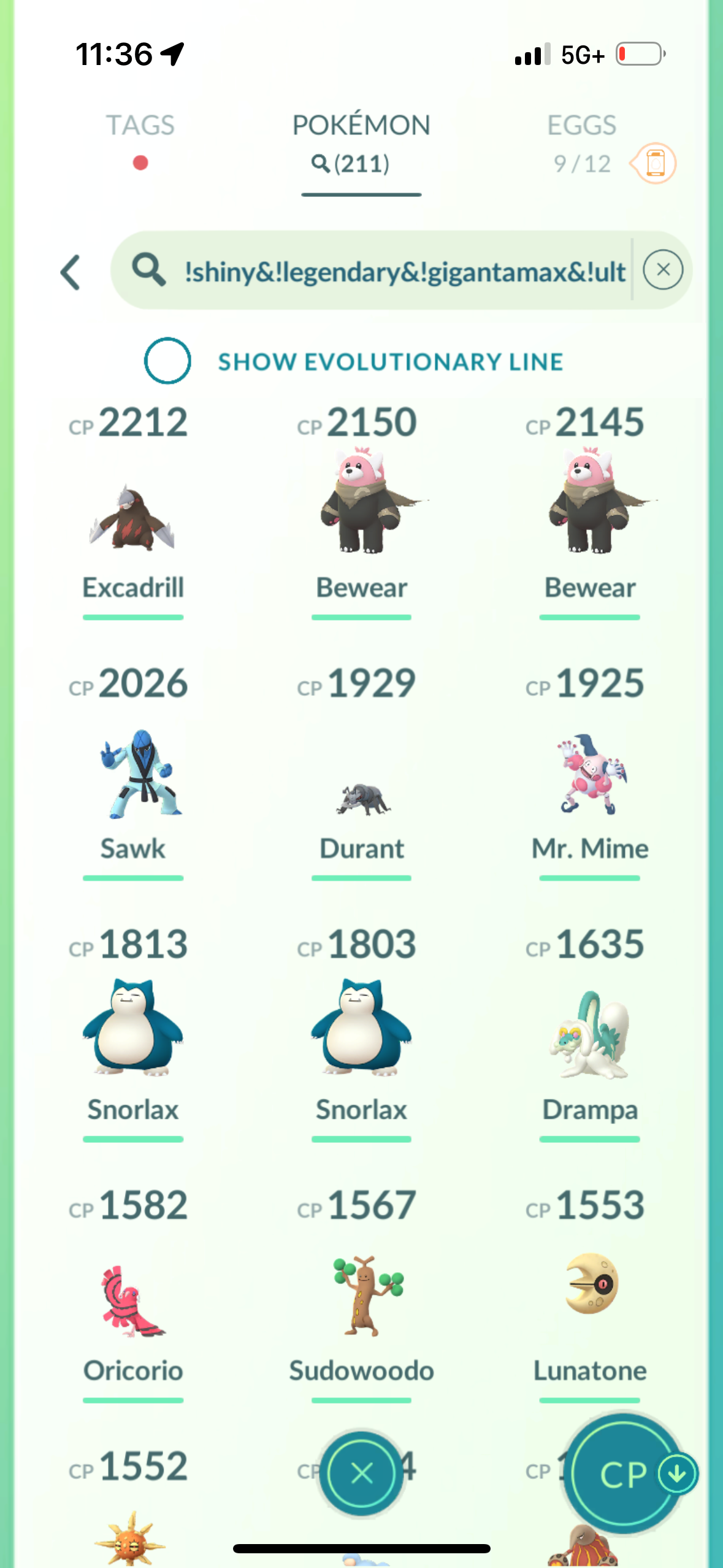BGHoOh account (5 Shiny/Legendary)