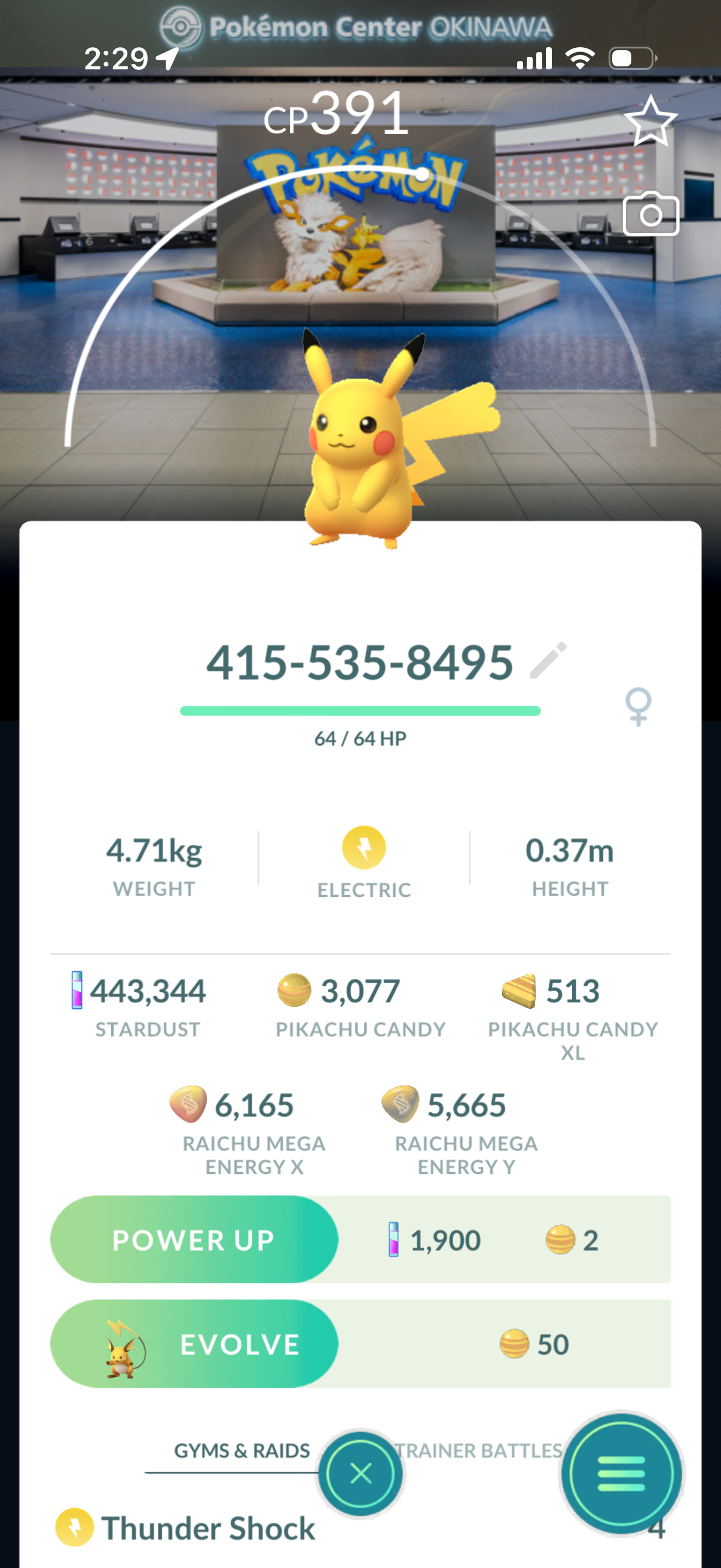 18 different Background Pikachu’s caught on your account