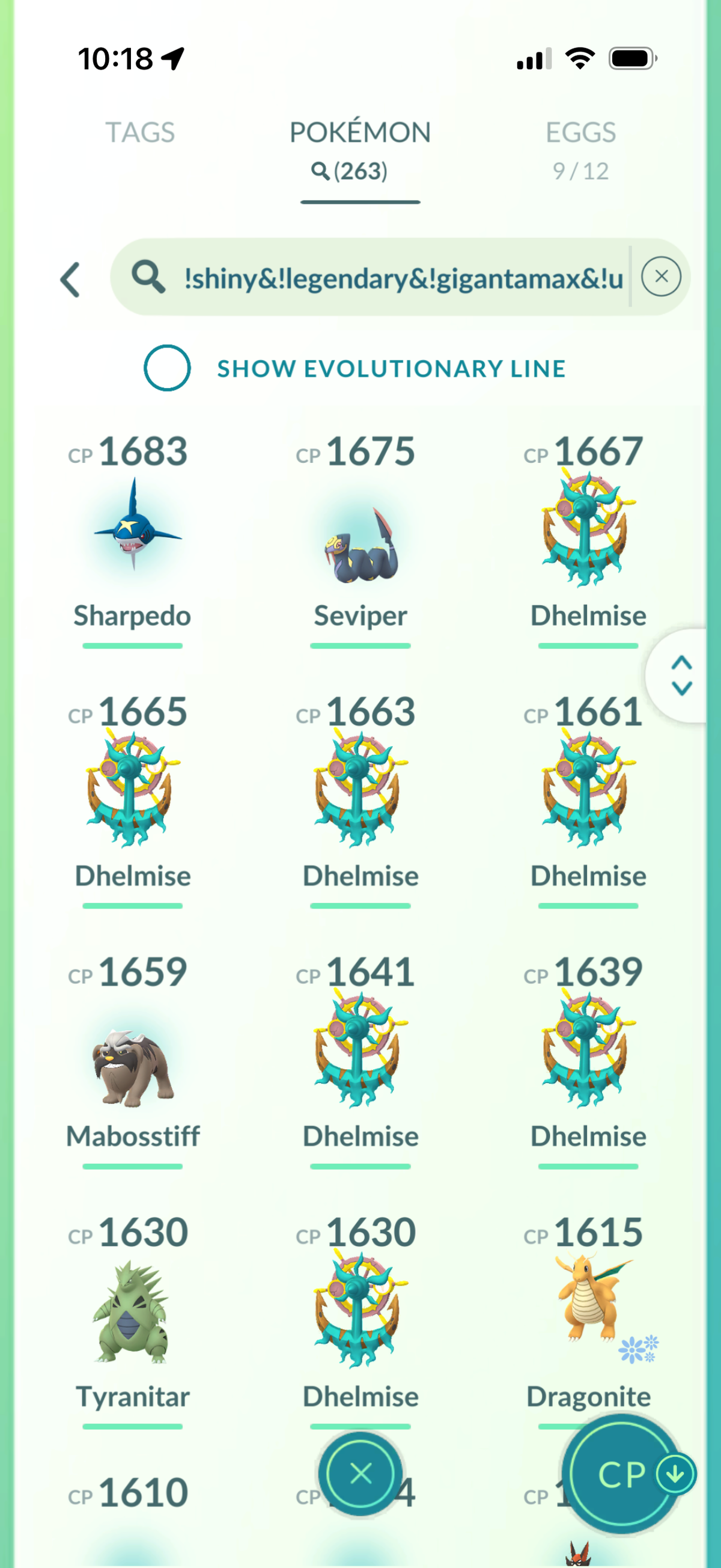 JudgeMVP26 account (52 Shiny/Legendary and 822k Stardust)