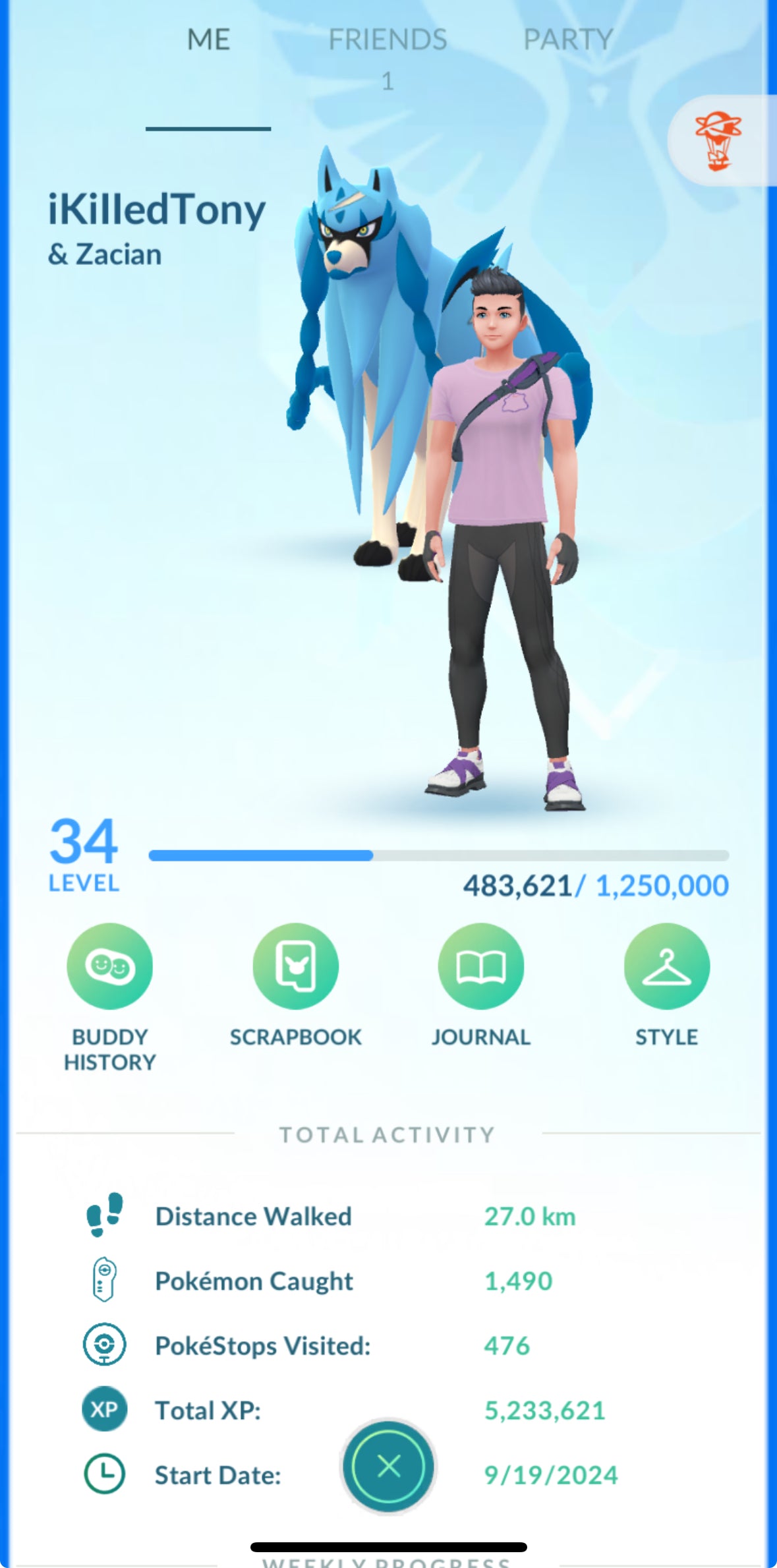 iKilledTony account