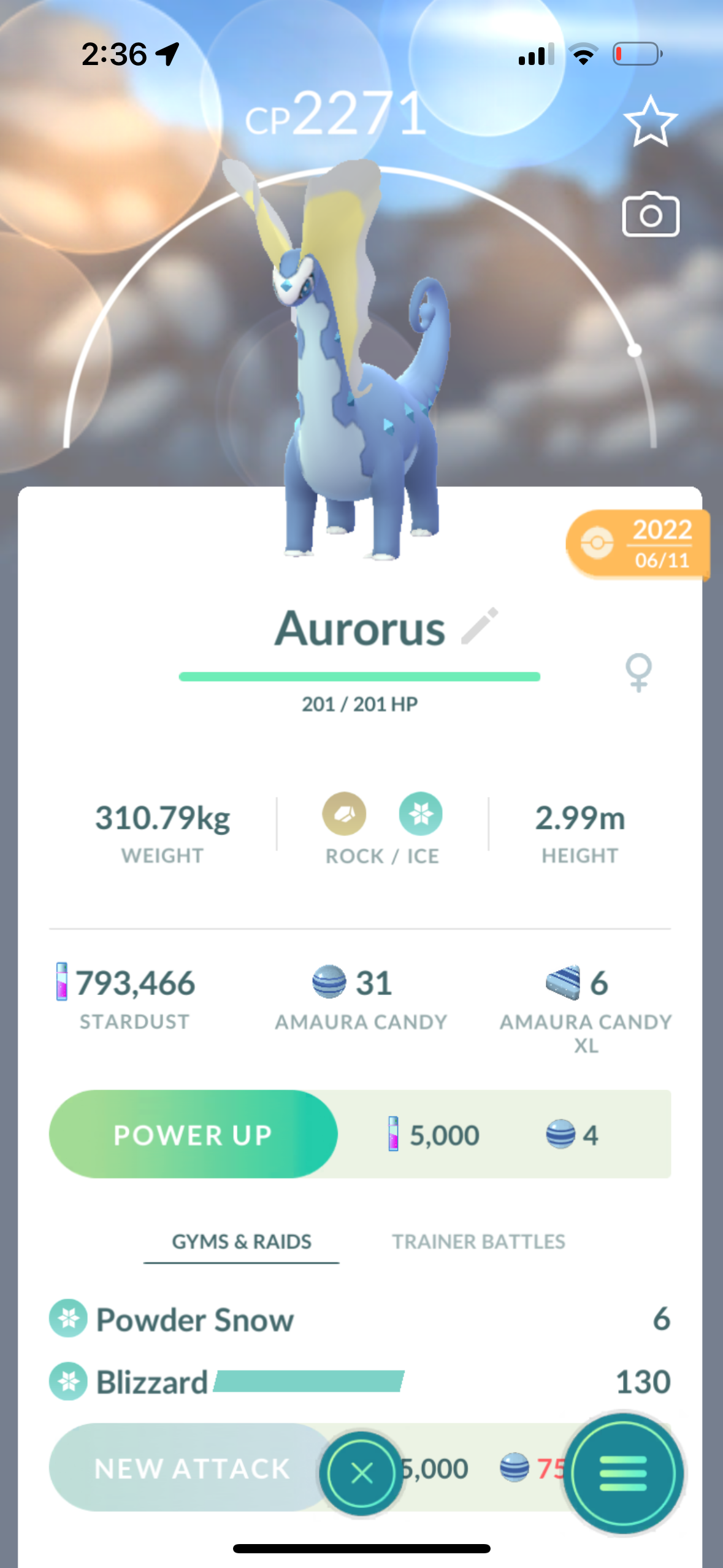 2 Aurorus trades