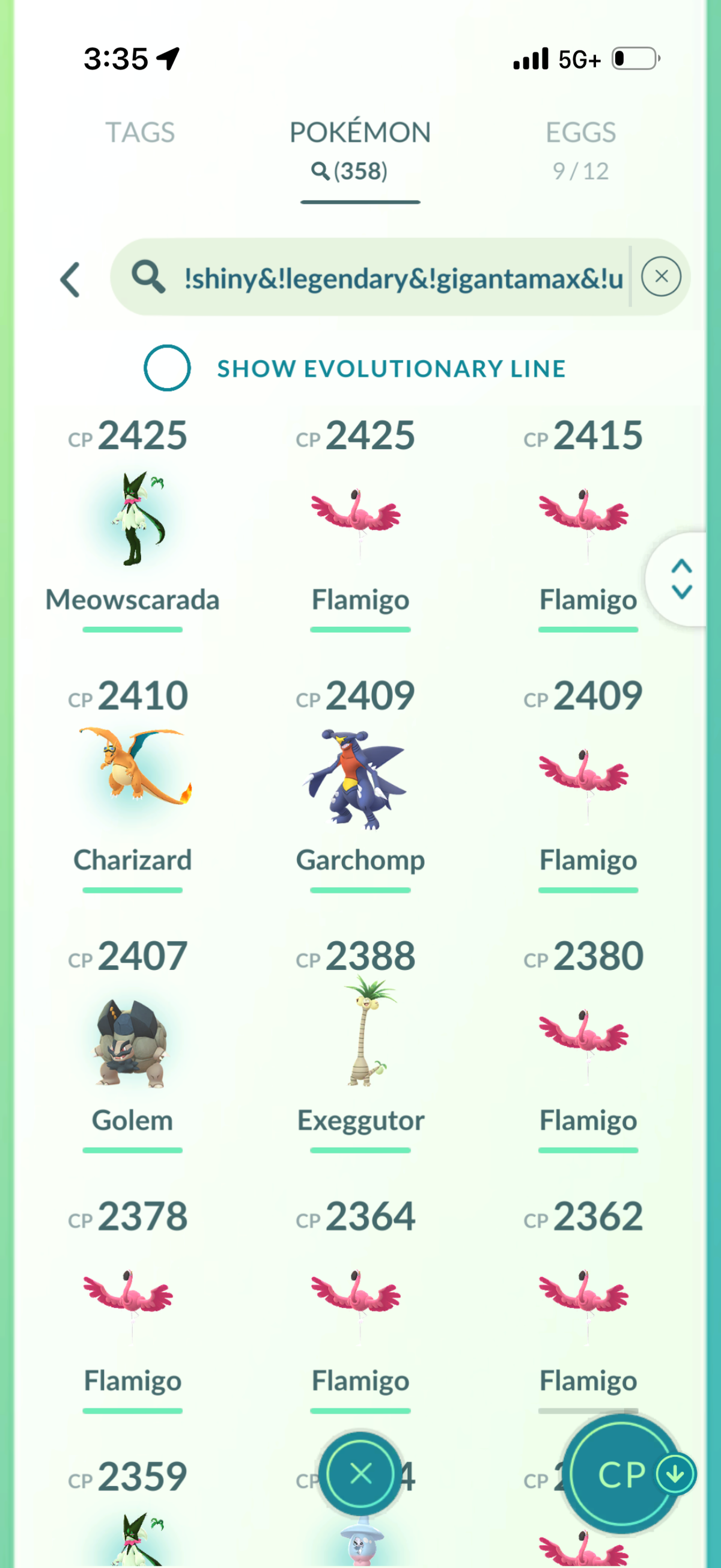 CrownedBy415 account (71 Shiny/Legendary 1.9m Stardust)