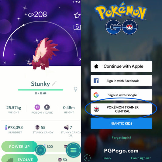 Shiny Stunky account