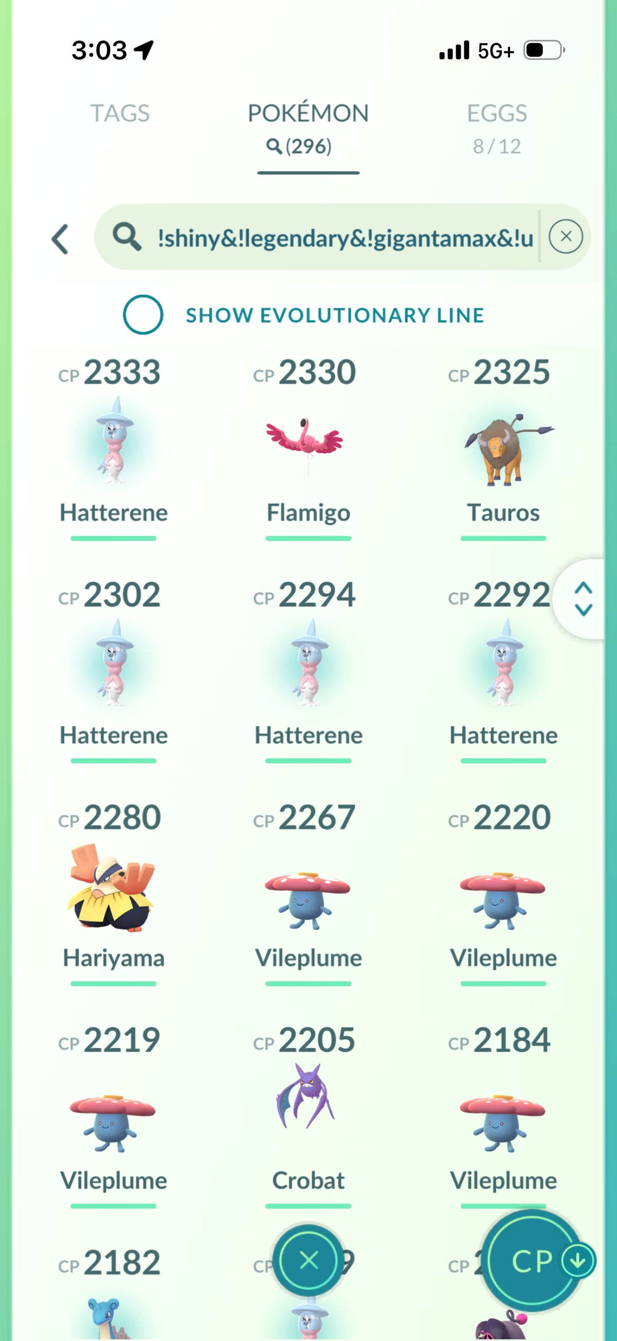OneLastCOD account 60 Shiny/Legendary & 1.2m Stardust