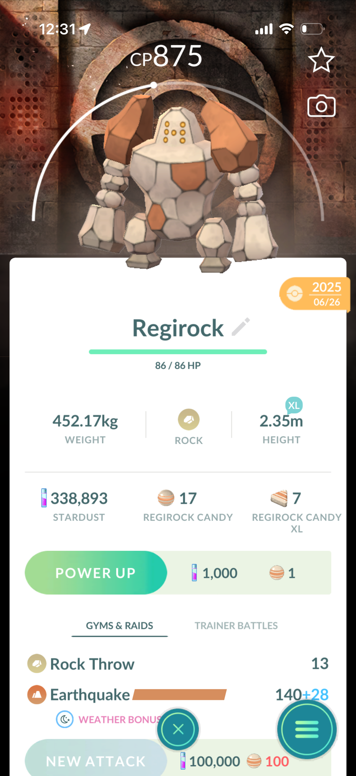 IncredibleHulk account (32 Shiny/Legendary/Gigantamax & 340k stardust)