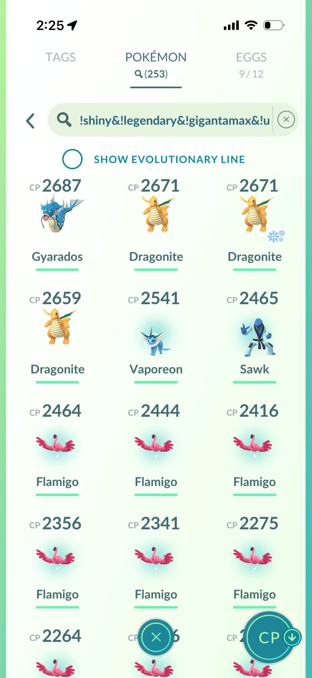 SpecialtyPIZZA account (52 Shiny/Legendary and 544k Stardust)