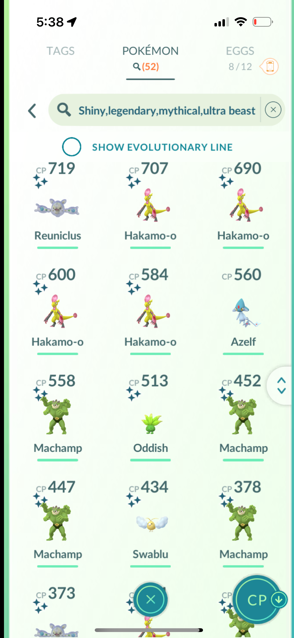 WannaPlayAGame account (52 shiny/legendary)