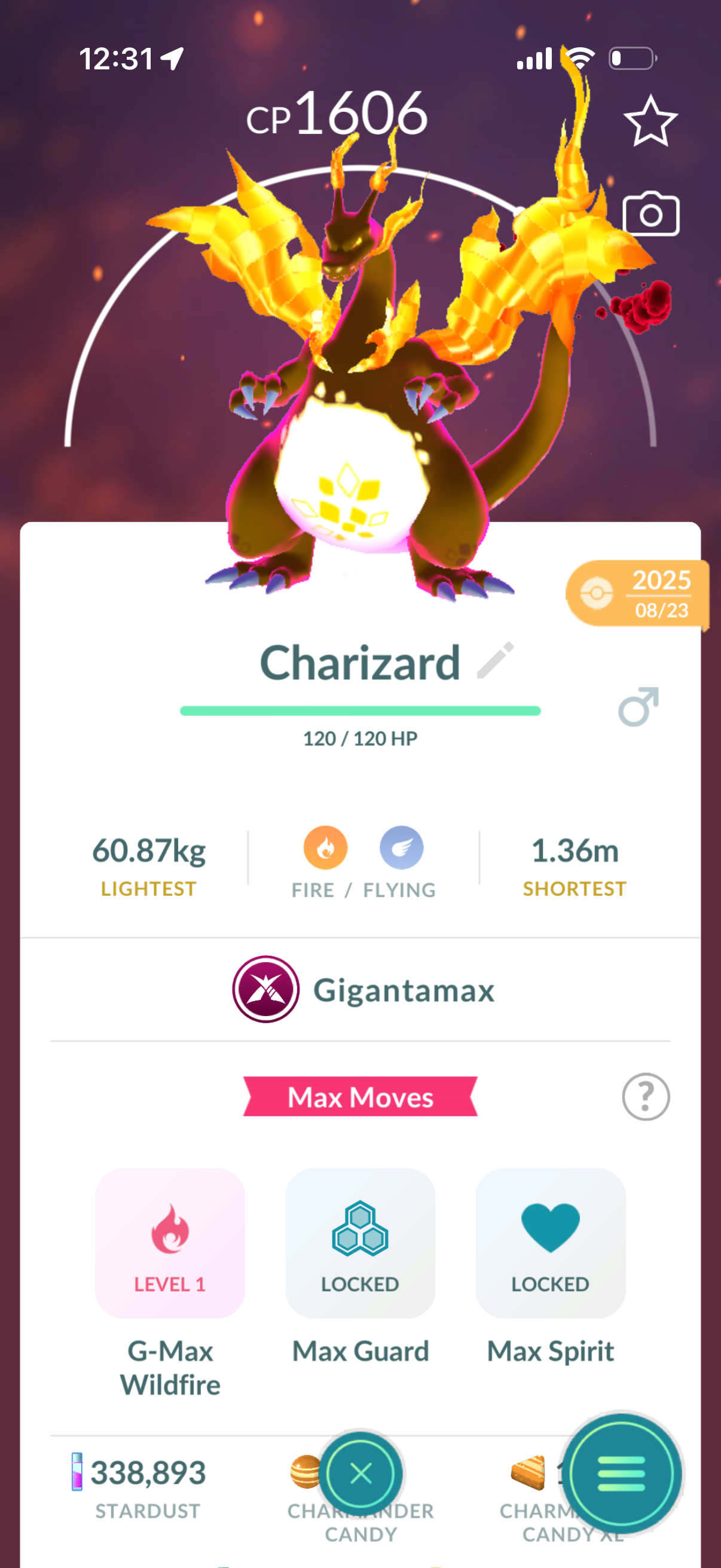 IncredibleHulk account (32 Shiny/Legendary/Gigantamax & 340k stardust)