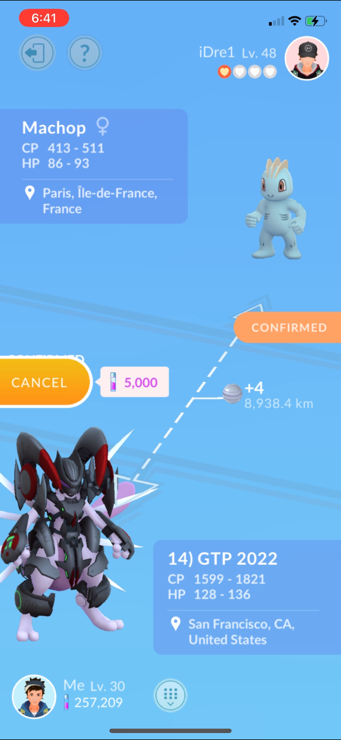 Armored Mewtwo trade