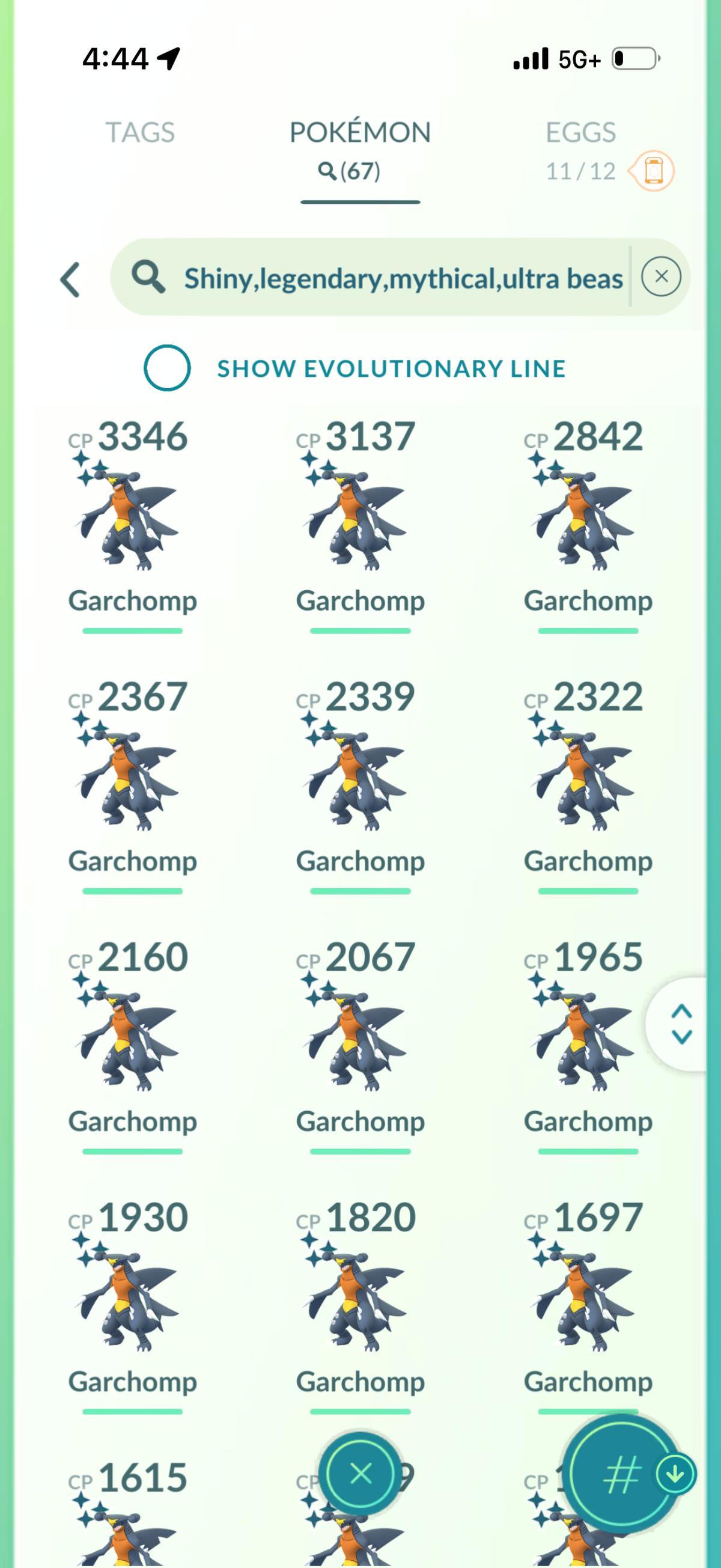 IAMARMORED account 67 Shiny/Legendary & 1.7m Stardust