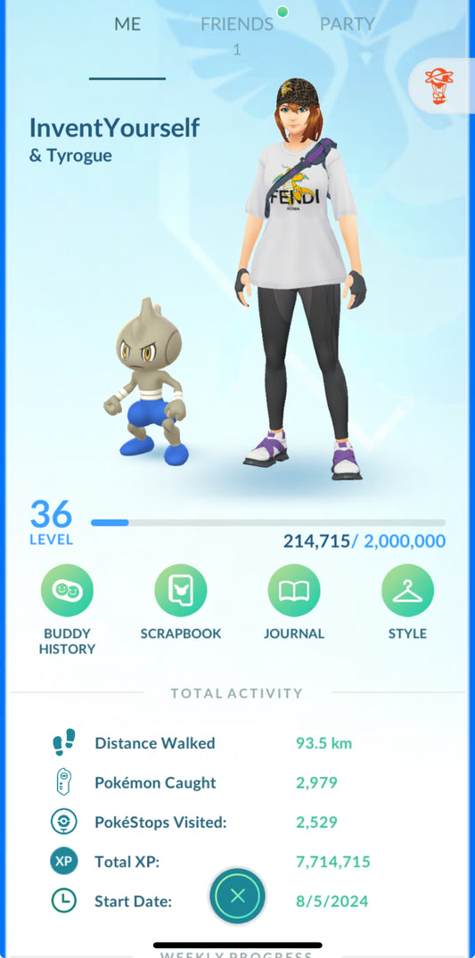 InventYourself account (16 shiny/legendary)
