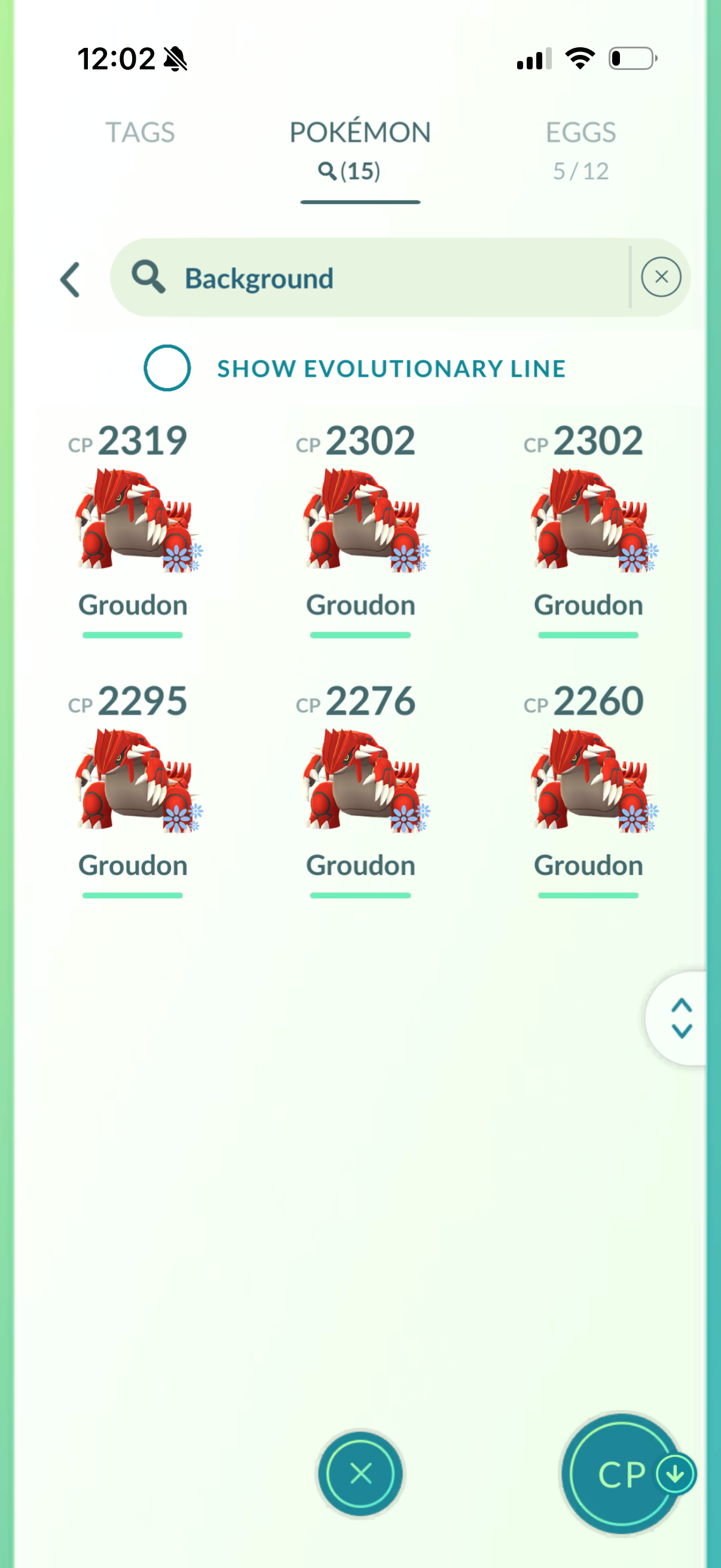 GTPGroudon (36 Shiny/Legendary 140k stardust)