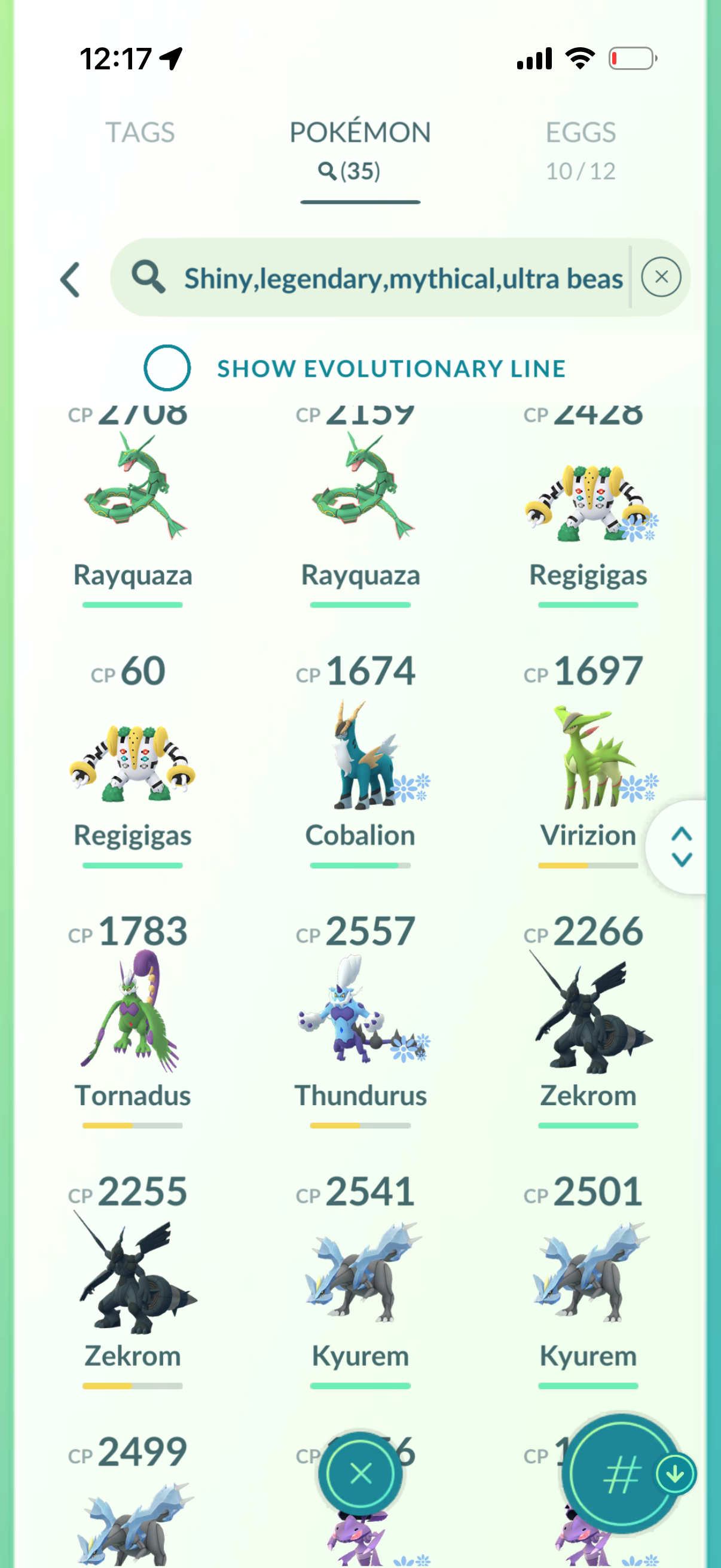 AguaDulce account (35 Shiny/Legendary)