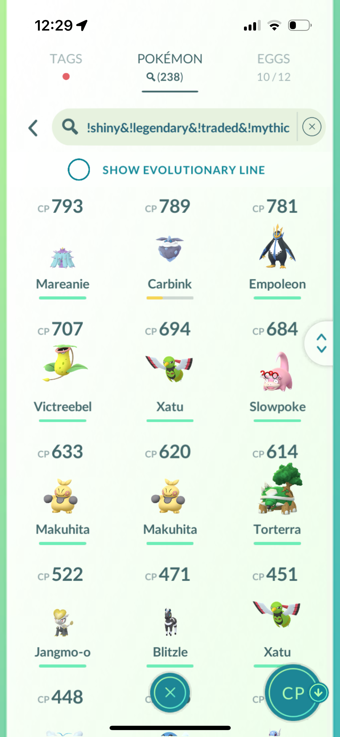 ReturnOfTrump account (47 shiny/legendary)