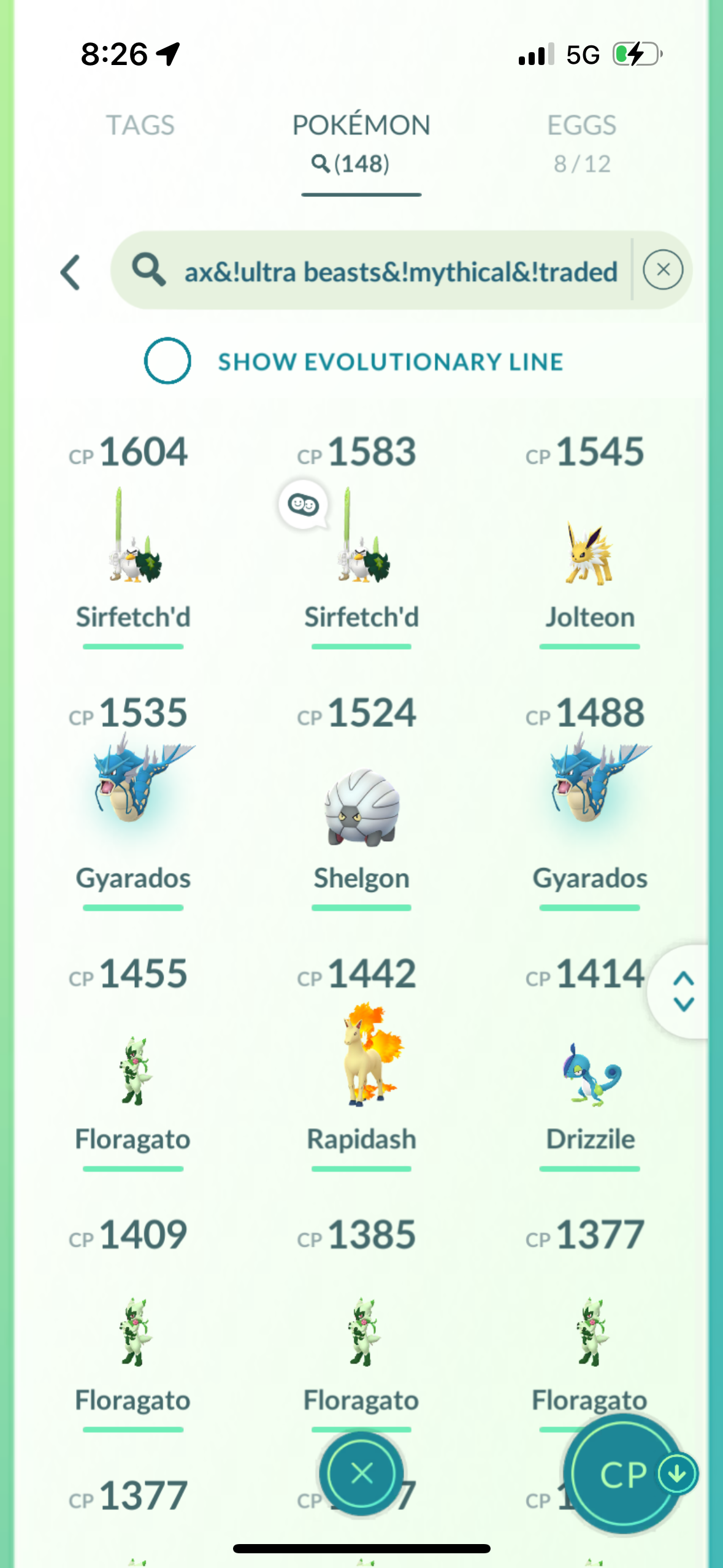 LatiosV1 account (74 shiny/legendary)