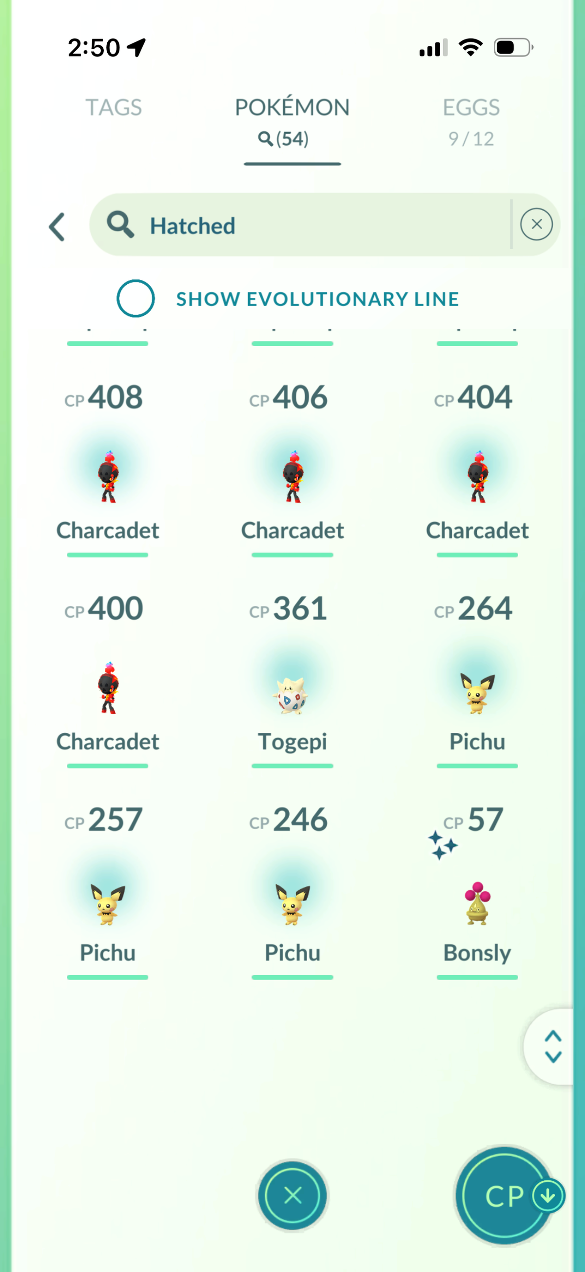 GTPGible account (72 Legendary/Shiny & 1.1m Stardust