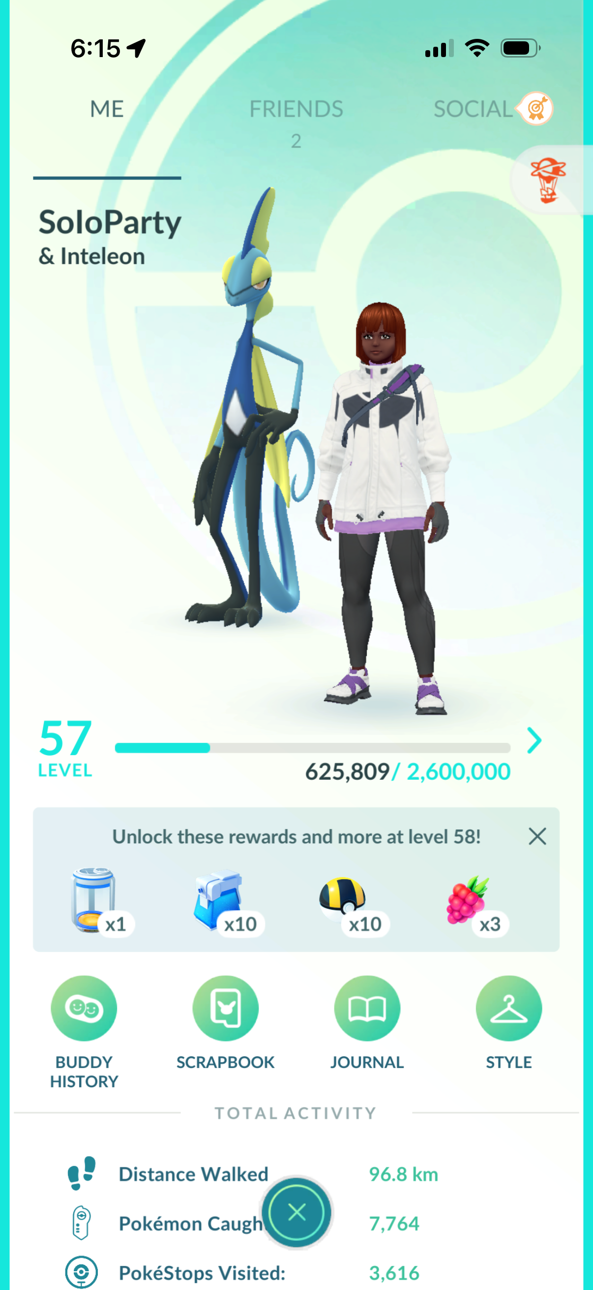 SoloParty account (19 Shiny/Legendary 482k stardust)