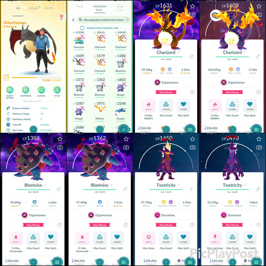 GmaxPackage account