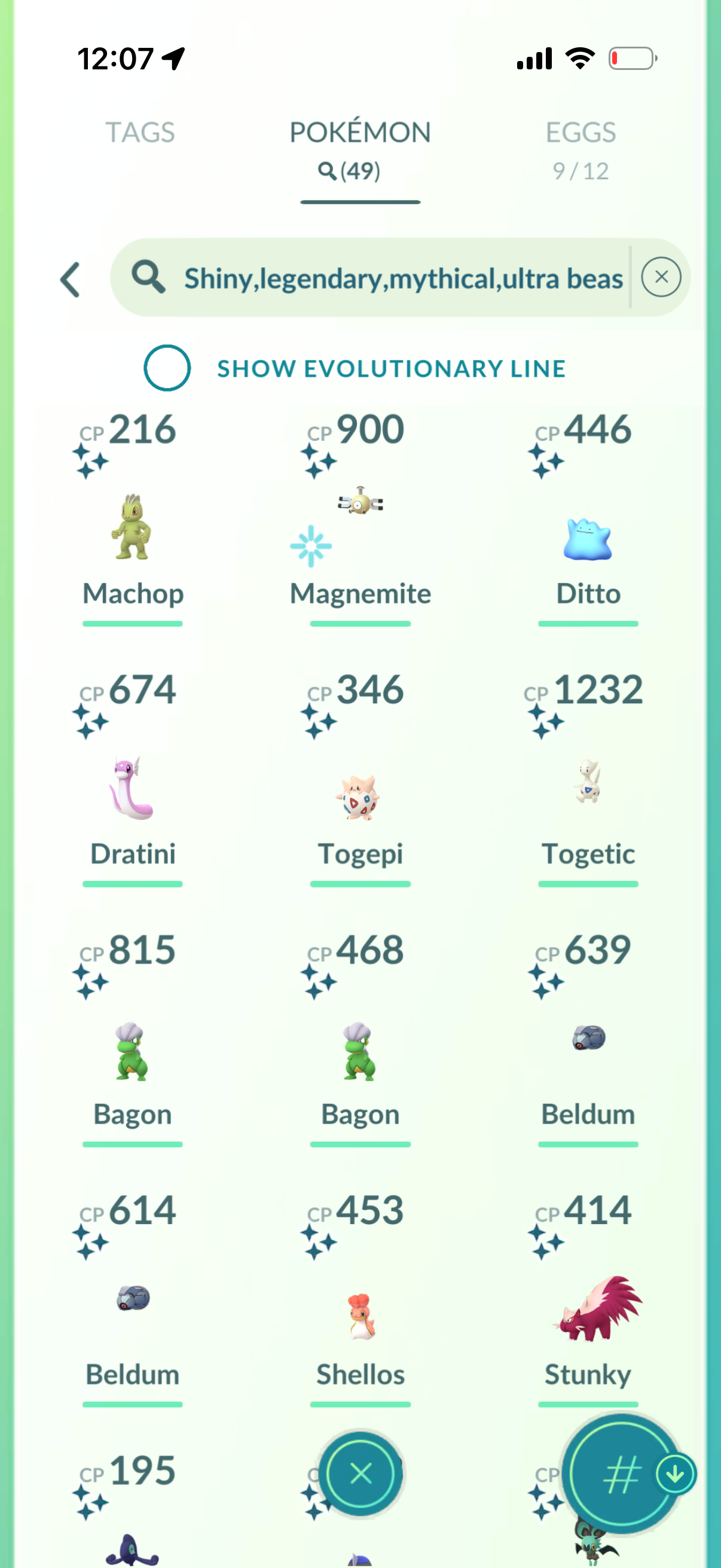 CrownedBy415 account (49 Shiny/Legendary)
