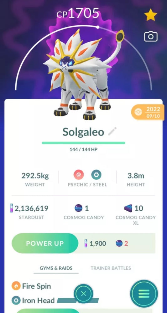 Solgaleo trade
