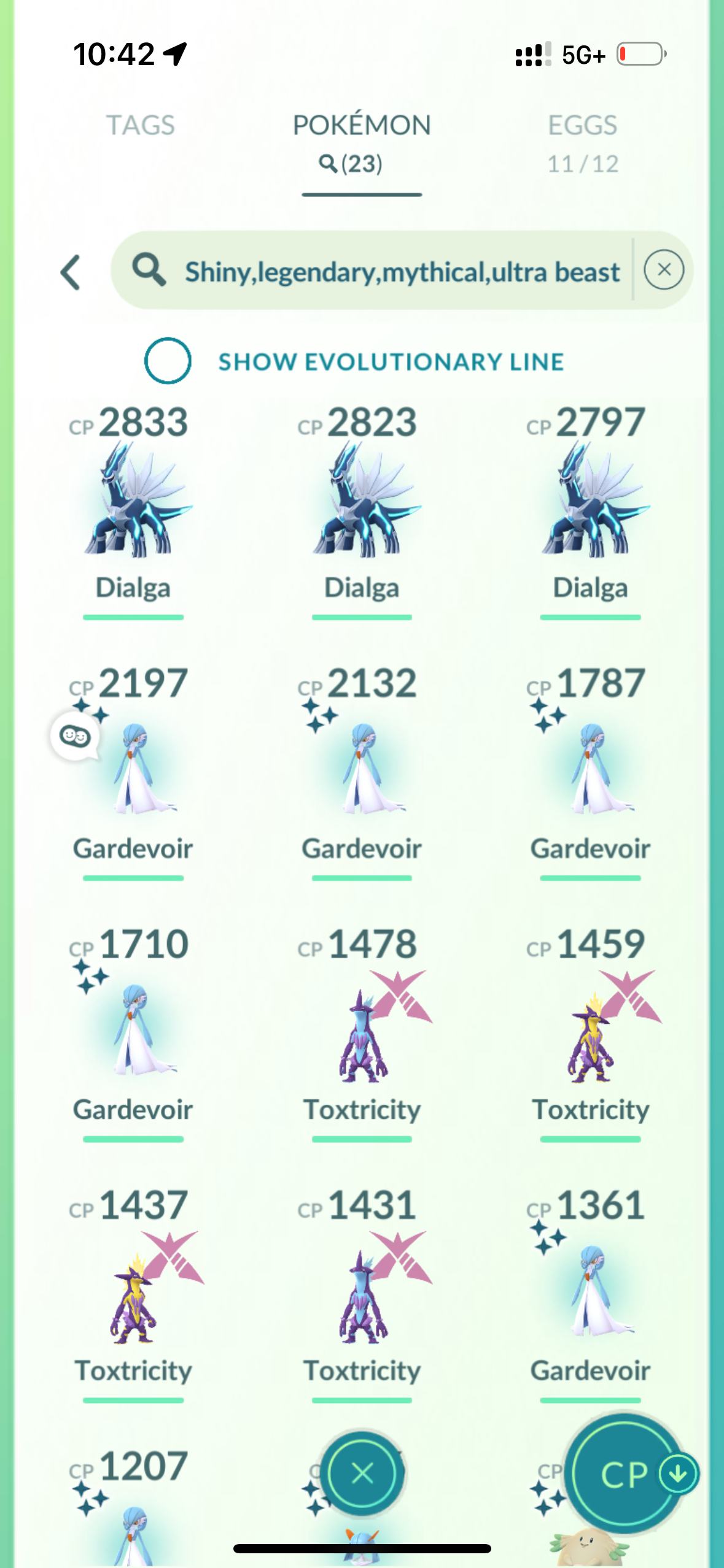 FAFO2025 account (23 shiny/legendary/gigantamax)