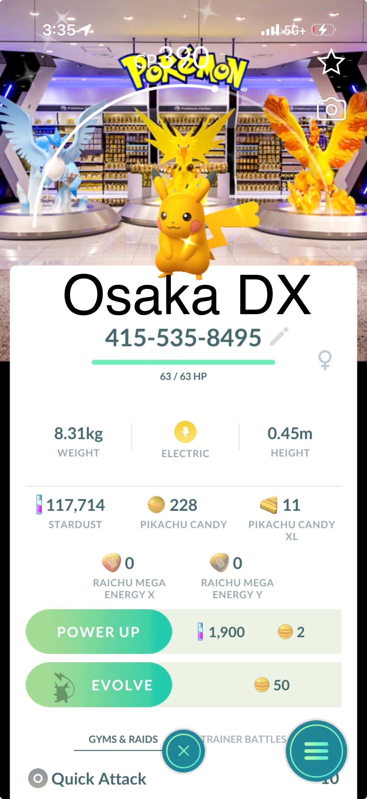 All 18 Shiny Pikachu’s trade or accounts