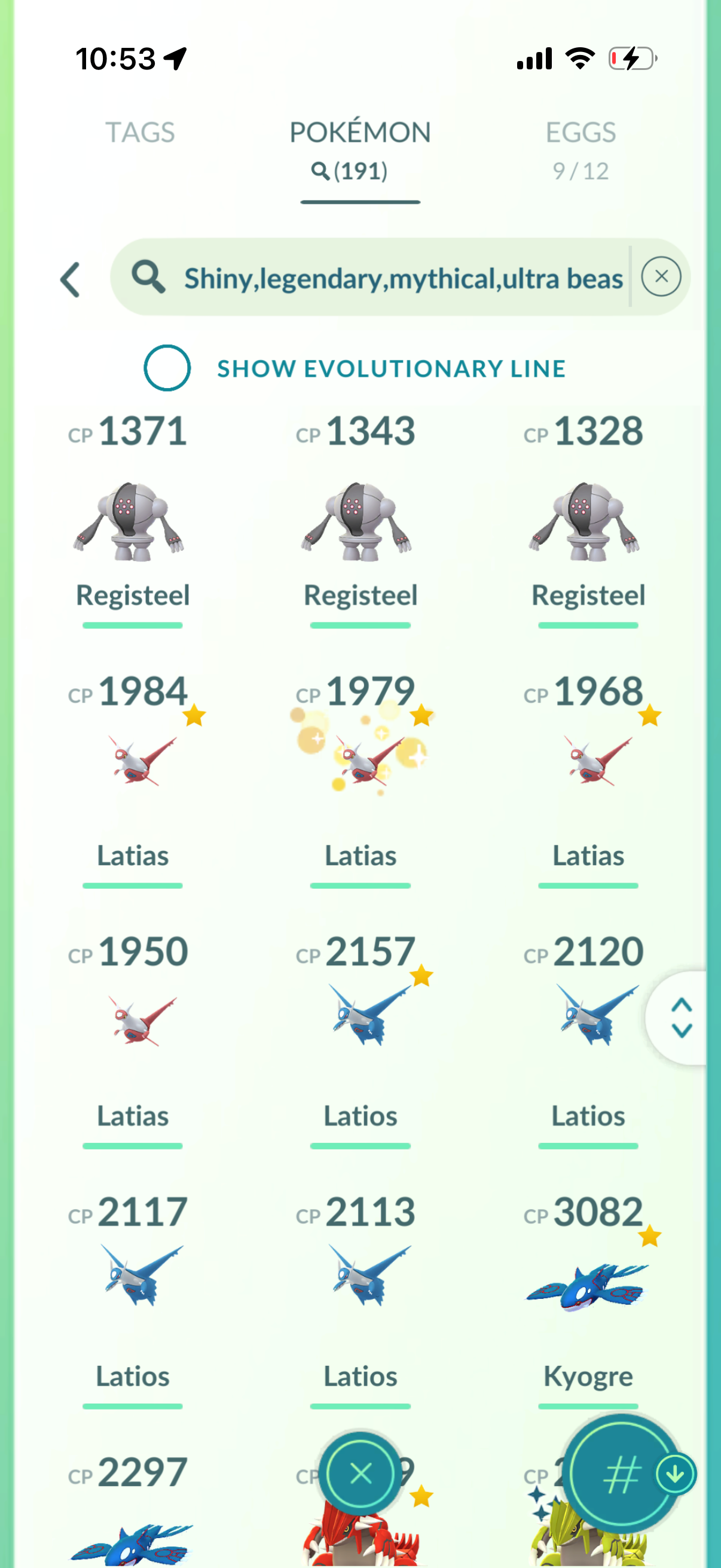 DailyTask 2016 account (141 Shiny/Legendary)