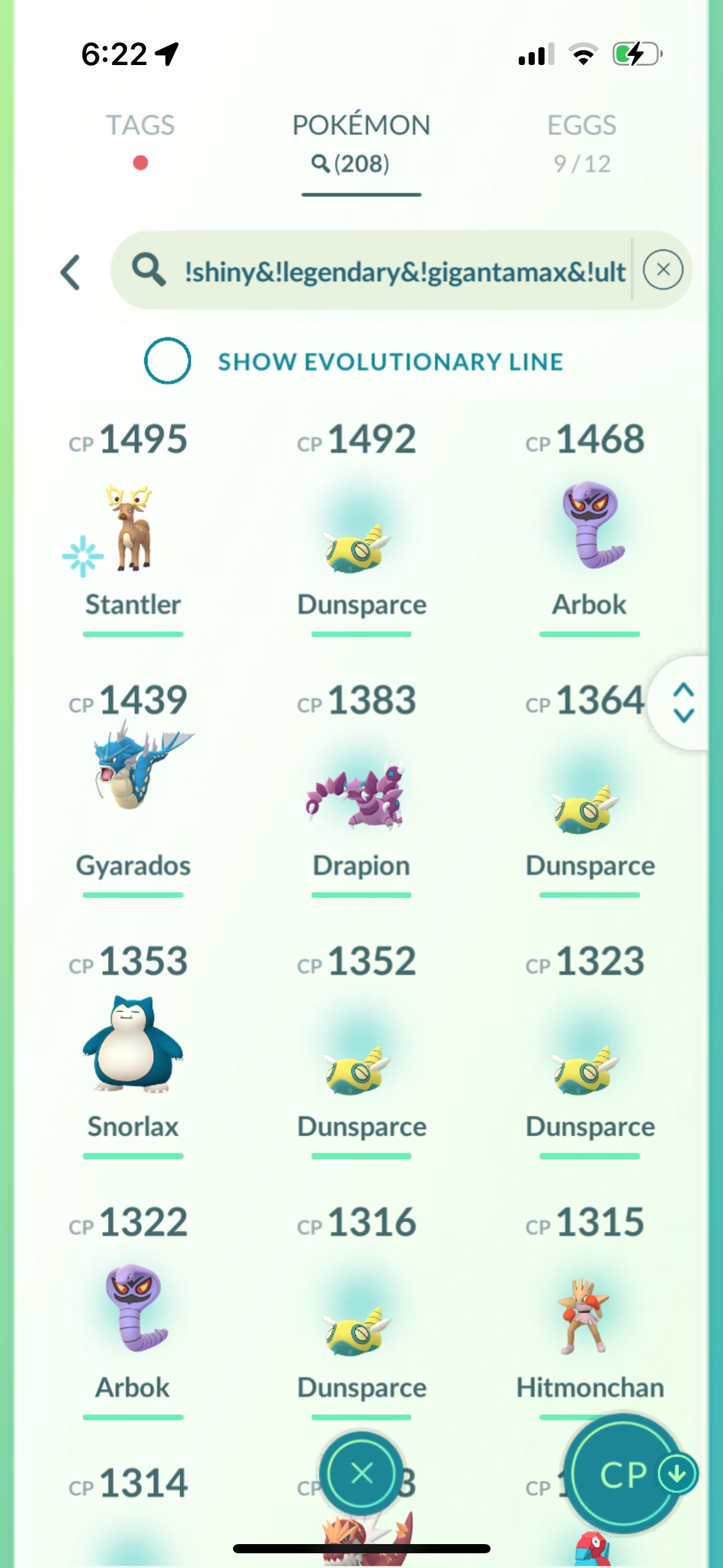 GutsAndGlory account (14 shiny/legendary)