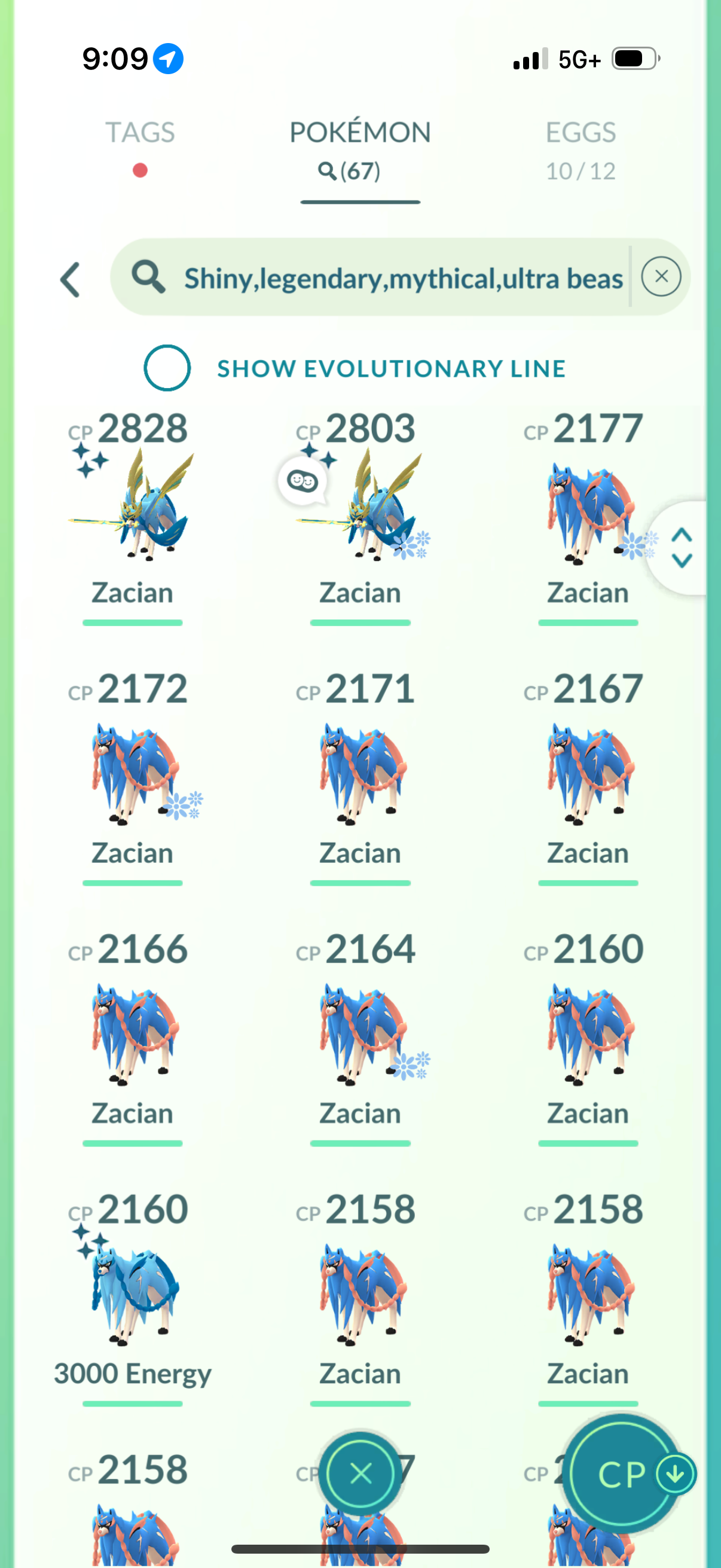 FranceVsSpain account (67 Shiny/Legendary + 3000 Crown Energy)