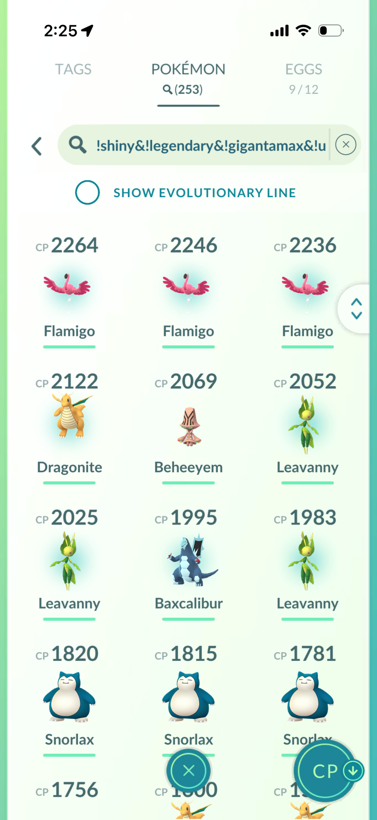 SpecialtyPIZZA account (52 Shiny/Legendary and 544k Stardust)