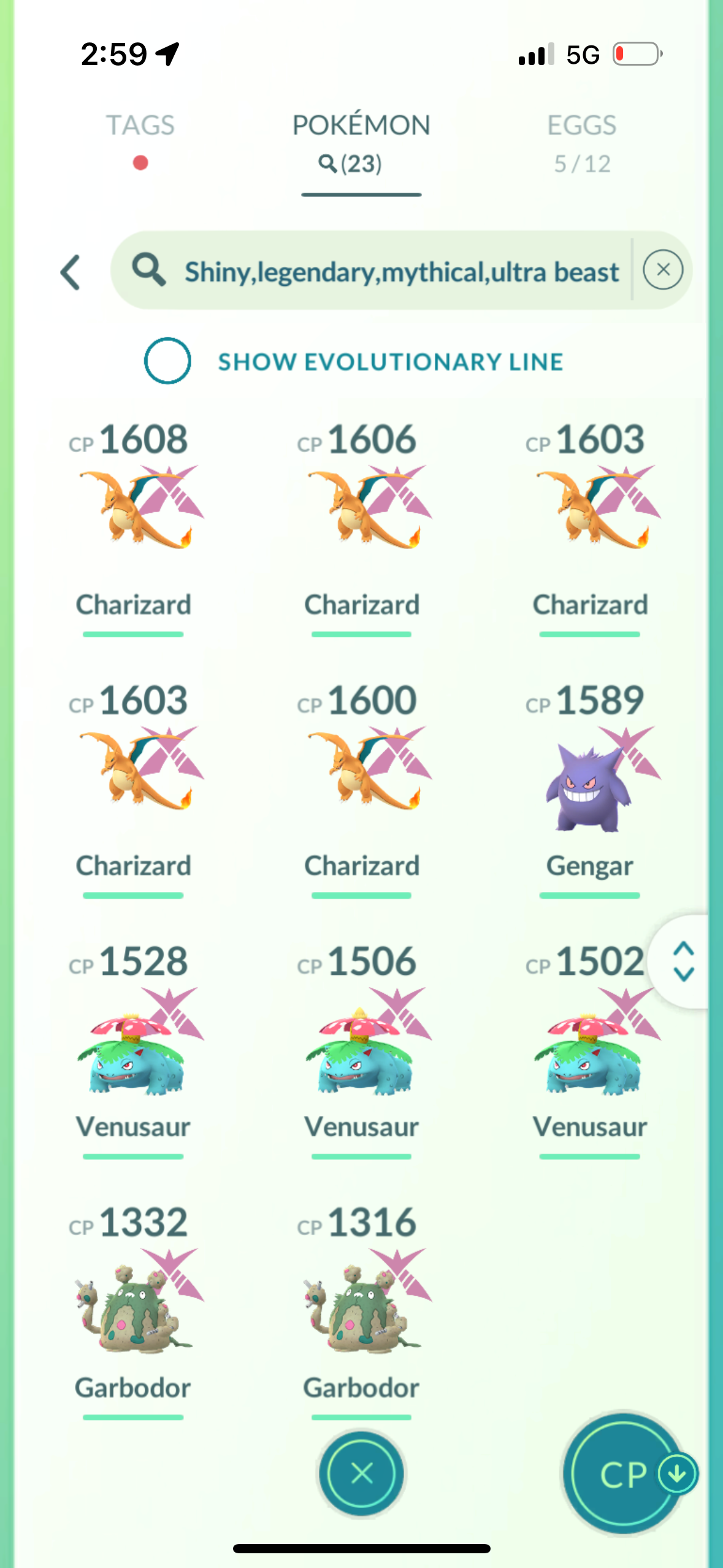 FetchTheirSouls account (23 Shiny/Legendary/Gigantamax)