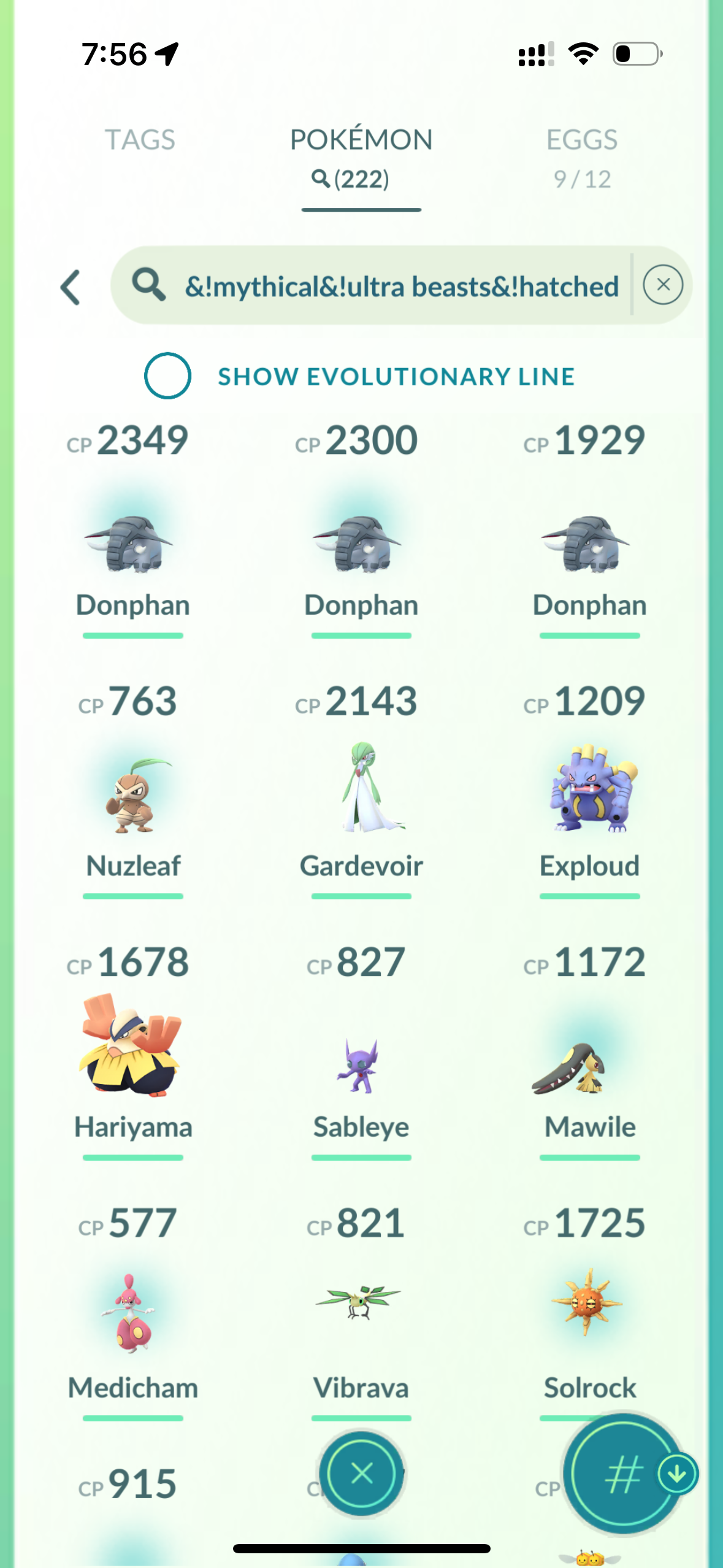 InvisibleSounds account (18 shiny/legendary)