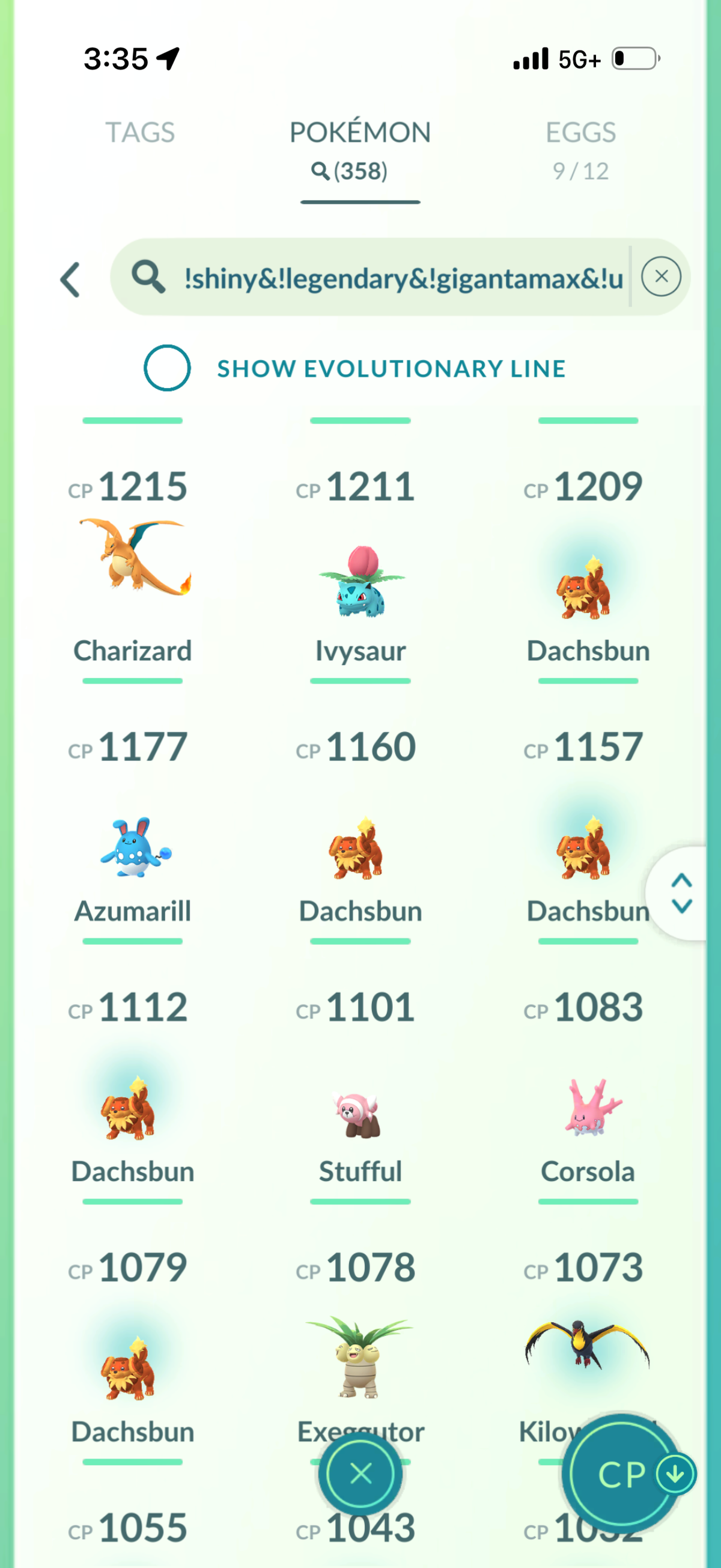 CrownedBy415 account (71 Shiny/Legendary 1.9m Stardust)