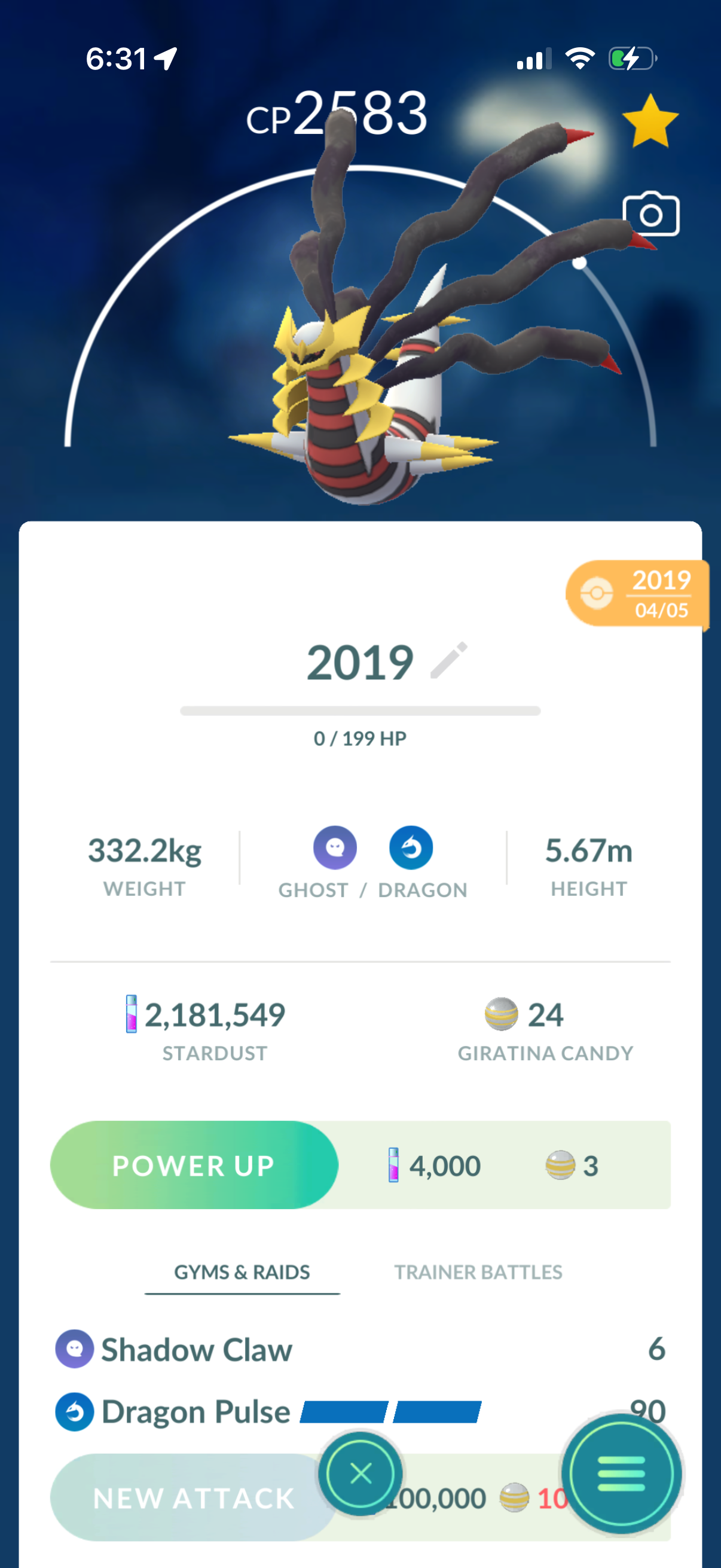 Kuma 2016 account (368 Shiny/Legendary)