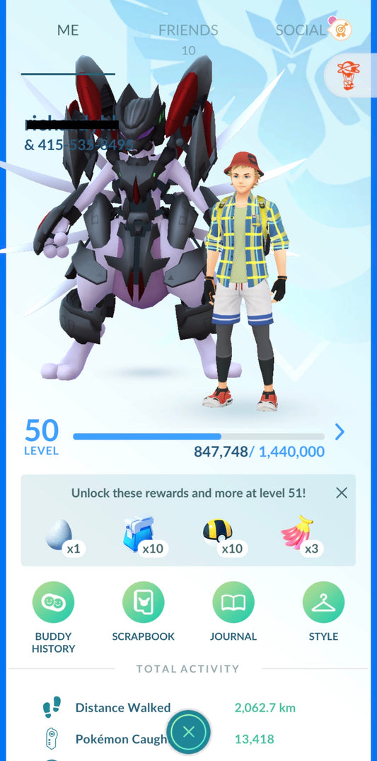 RichardXI account (359 Shiny/Legendary/Mythical)