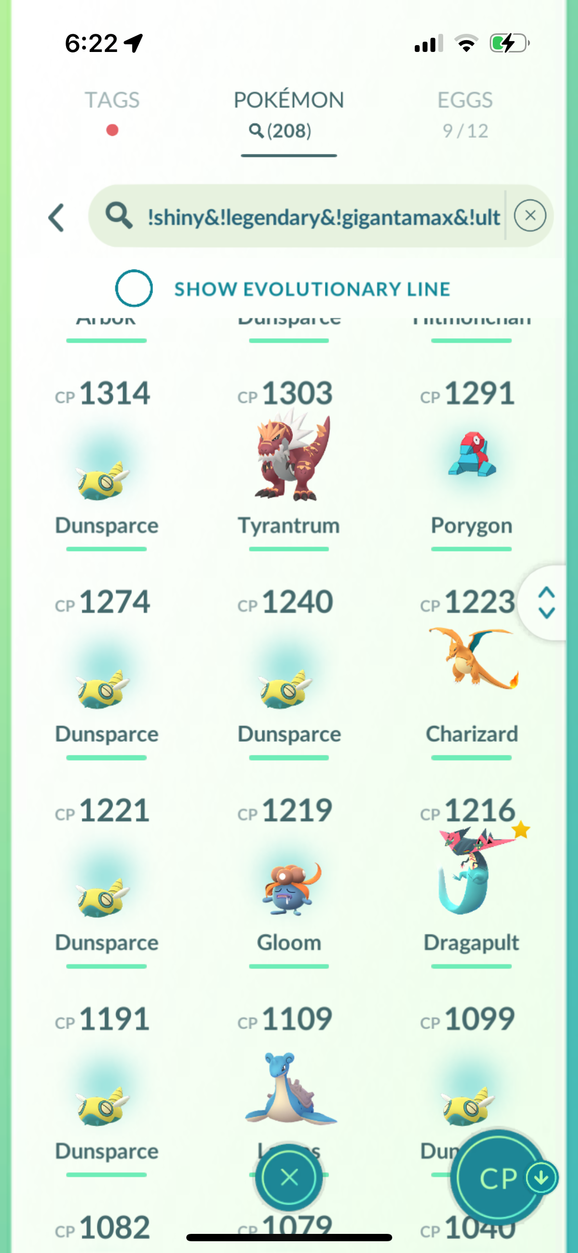 GutsAndGlory account (14 shiny/legendary)