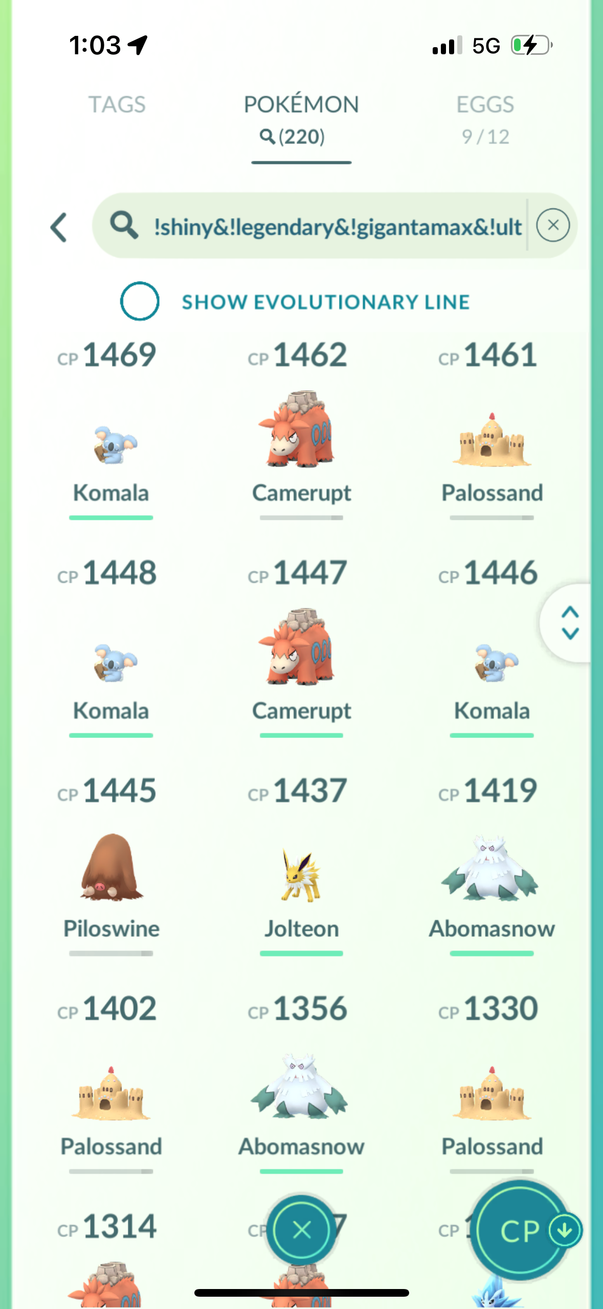 HolidaySpecial account (58 Shiny/Legendary)
