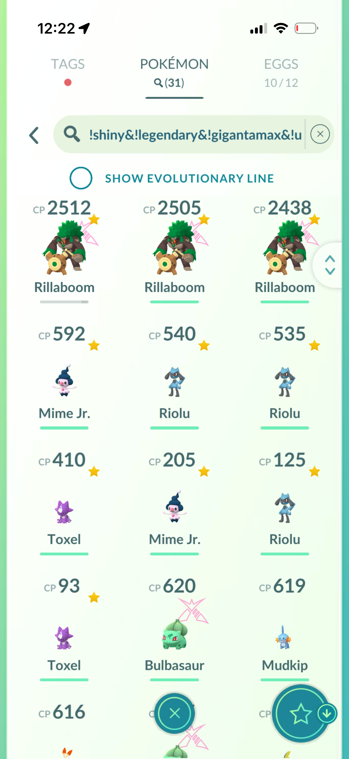 LevelsToThis account (31 Shiny/Legendary)