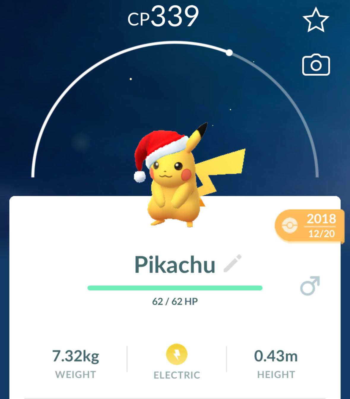 2018 Santa Hat Pikachu (buy 2 get 1 free)
