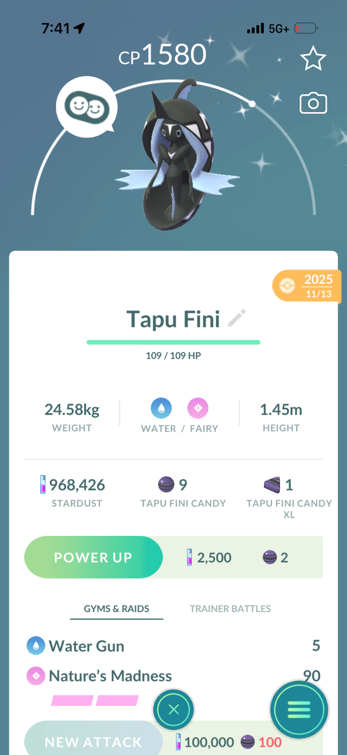 ToppleGameIOS account 15 Shiny/Legendary & 970k Stardust
