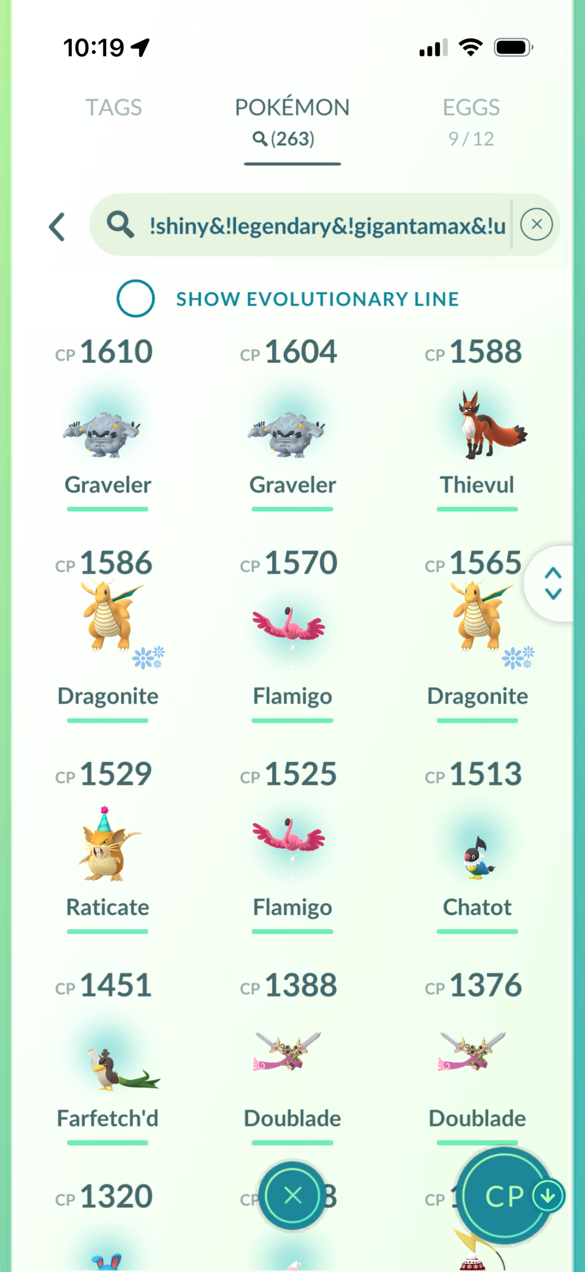 JudgeMVP26 account (52 Shiny/Legendary and 822k Stardust)